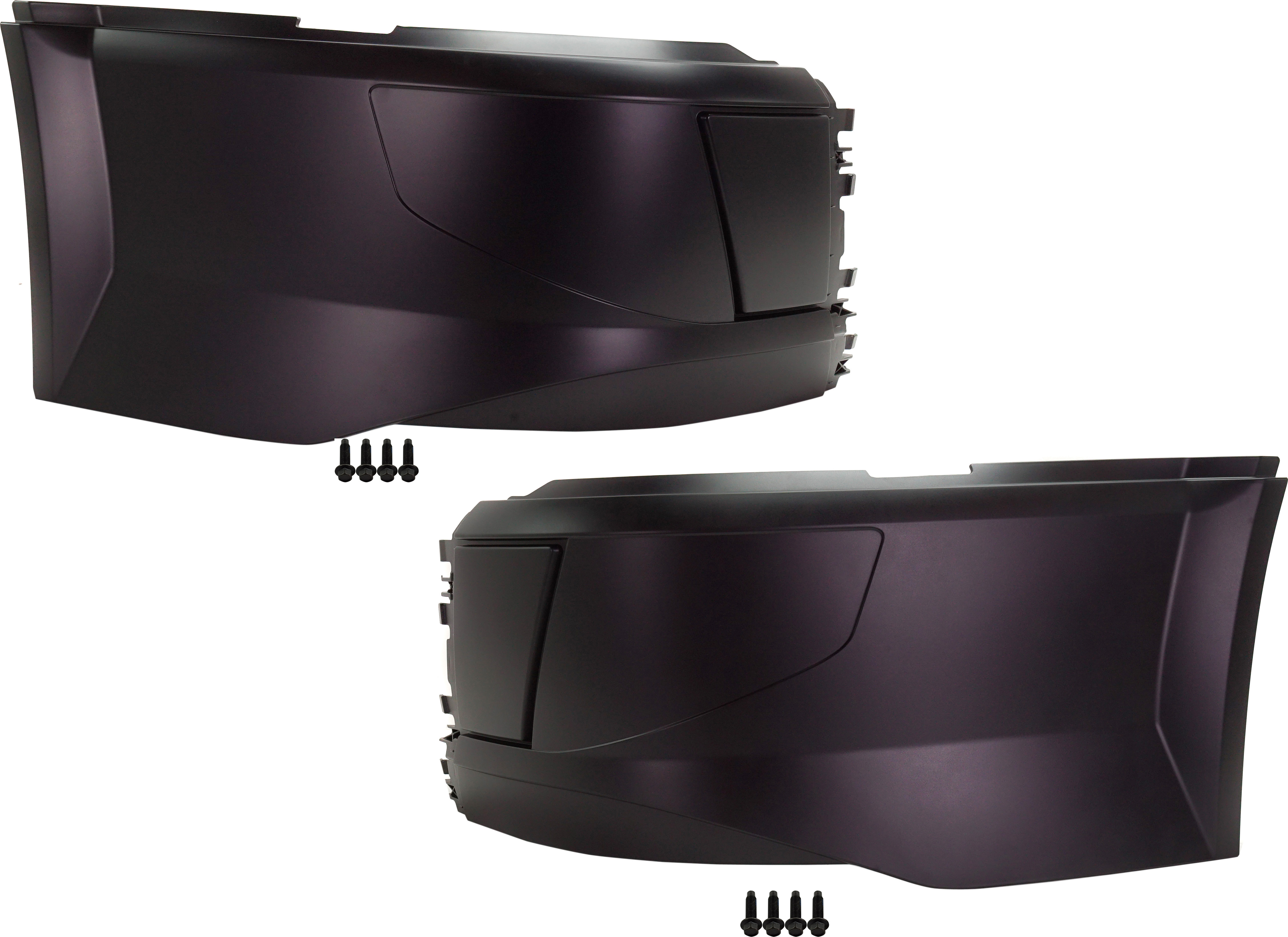 AM VOLVO VNL 15-19 BUMPER END RH AND LH w o Fog Light Hole SKU SET RV01110005 HD OEM 82741344-82741346