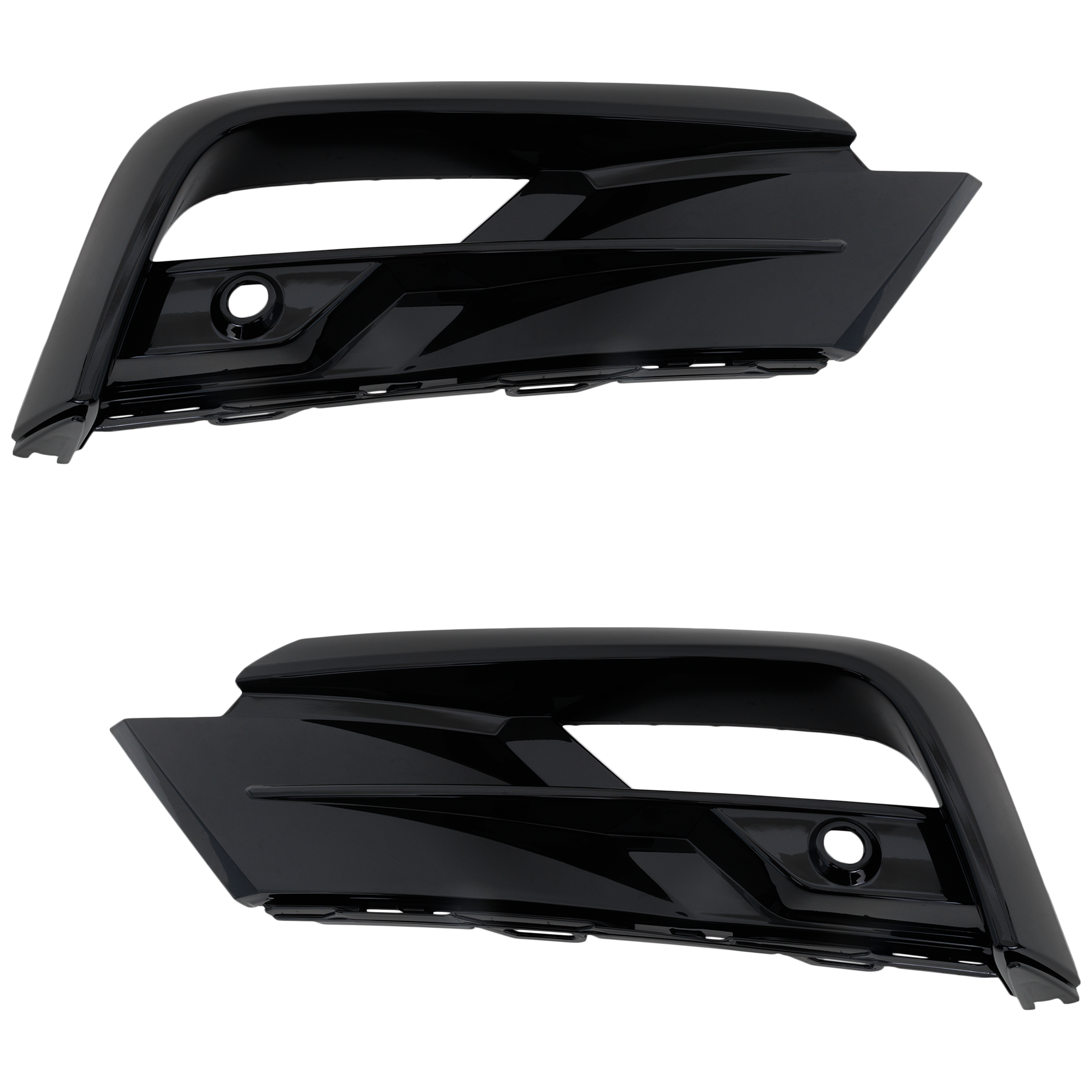 AM TIGUAN 19-21 FRONT BUMPER GRILLE RH AND LH 2 pc kit Outer w R Line Package SKU SET RV01530017 Partslink VW1039166 VW1038166 OEM 5NN853666B041-5NN853665F041