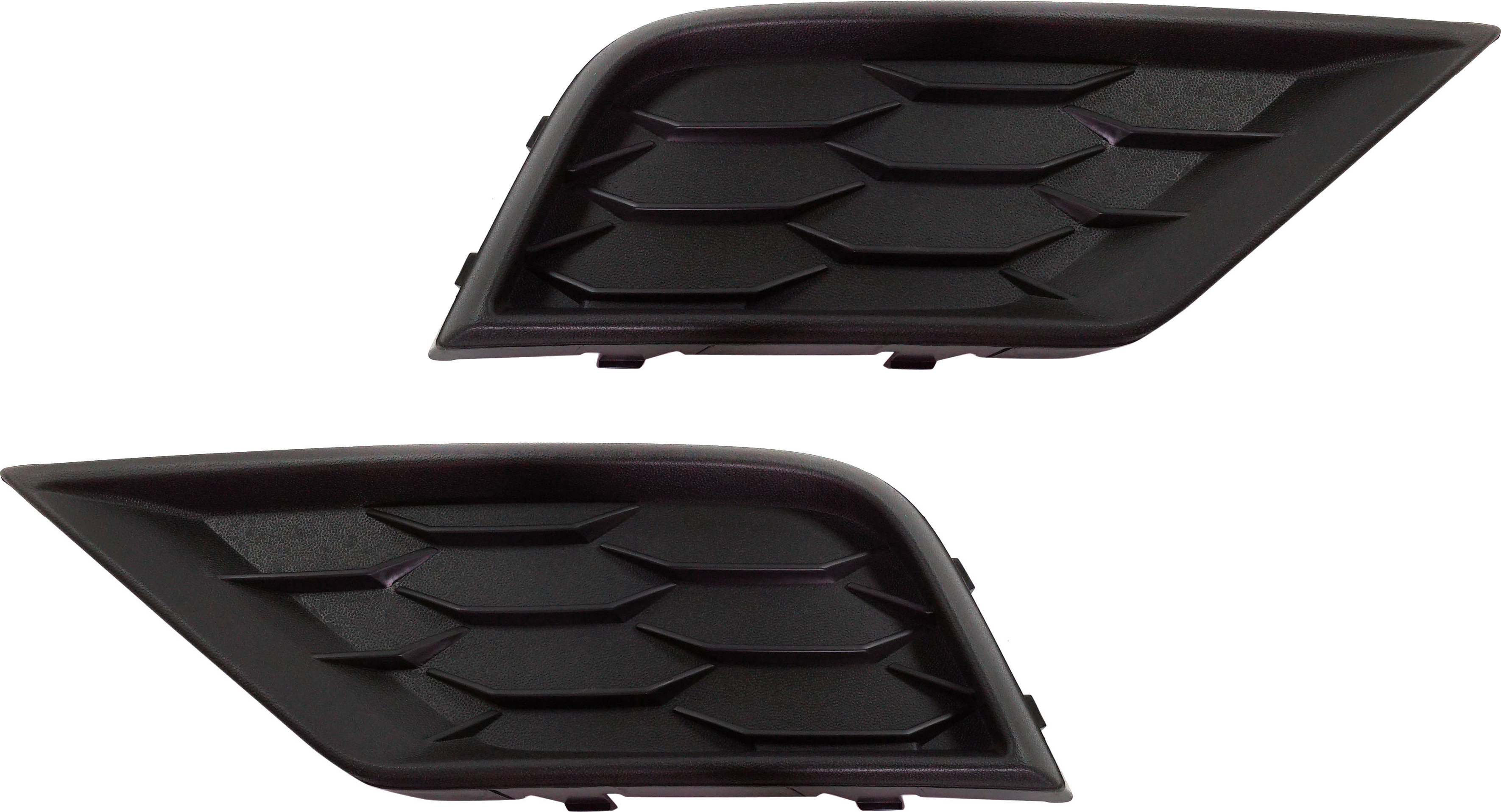 AM TIGUAN 18-21 FRONT BUMPER GRILLE RH AND LH Standard Style w o Park Distance Control Sensor Holes SKU SET RV01550009 Partslink VW1039158 VW1038158 OEM 5NN8536669B9-5NN8536659B9