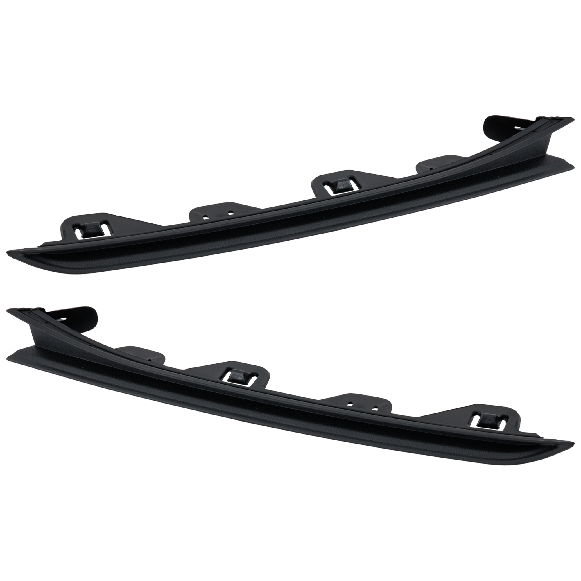 AM PASSAT 20-22 FRONT BUMPER MOLDING RH AND LH Lower Textured Black SKU SET RV01590003 Partslink VW1047116 VW1046116 OEM 561853666M9B9-561853665T9B9