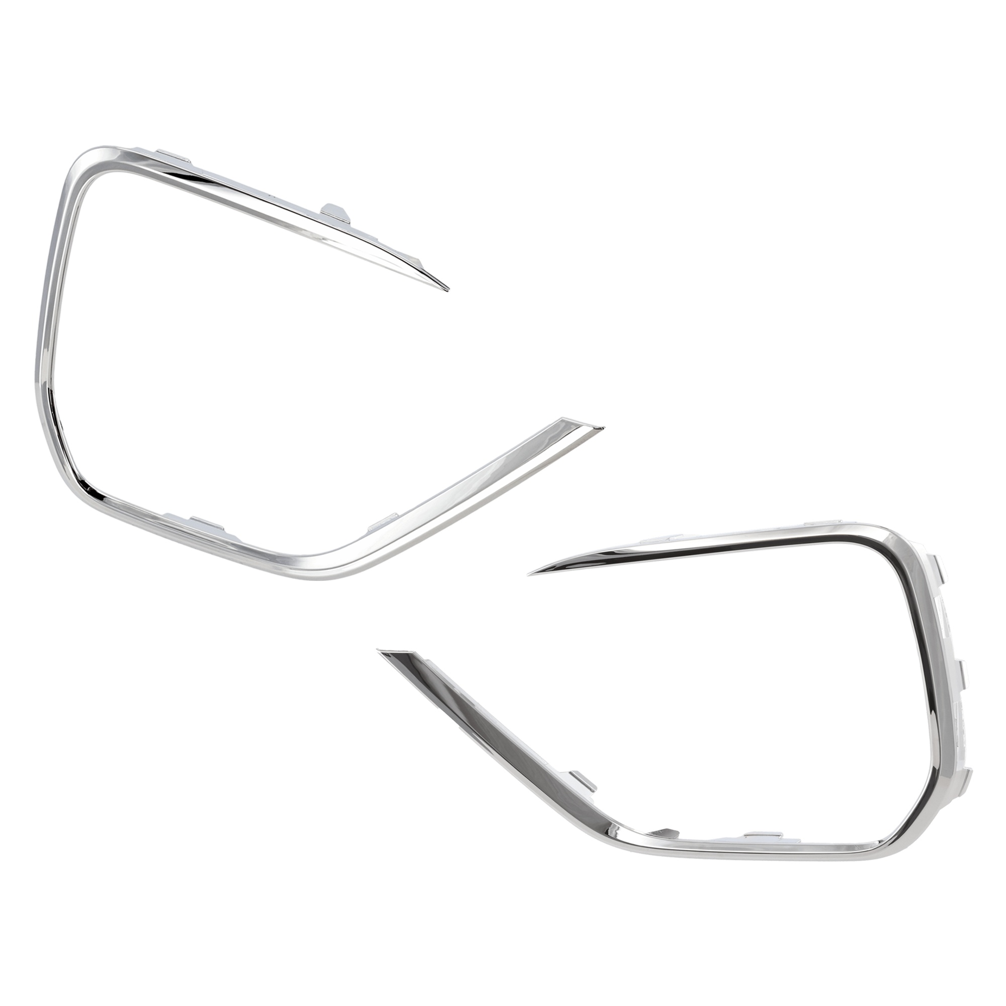 AM ATLAS 21-23 ATLAS CROSS SPORT 20-23 FRONT BUMPER MOLDING RH AND LH Chrome w R Line Package SKU SET RV01590013 Partslink VW1046119 VW1047119 OEM 3CN8537112ZZ 3CN8537122ZZ
