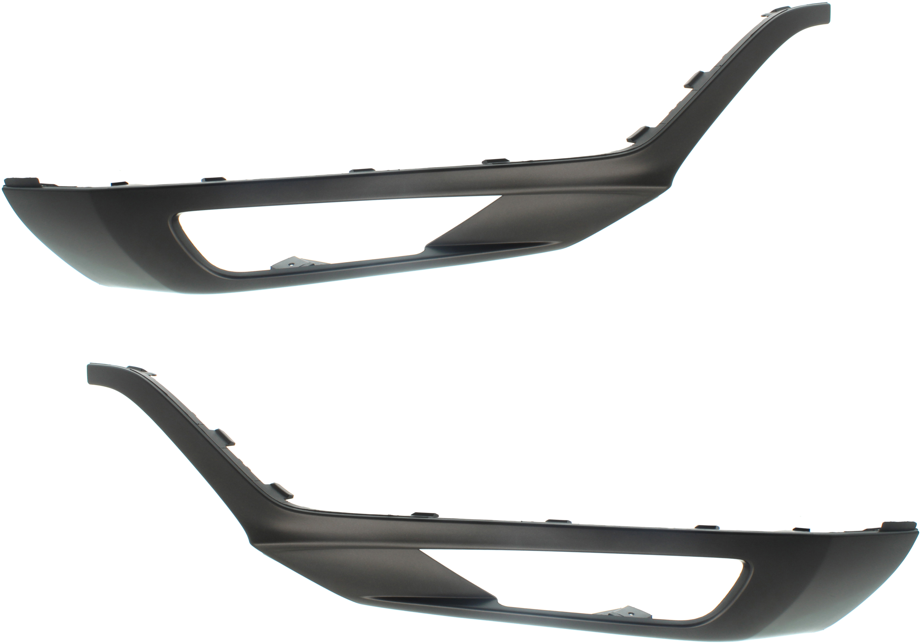 AM XC9-16-19 FRONT BUMPER MOLDING RH AND LH Outer Black SKU SET RV01610003 Partslink VO1093115 VO1093116 OEM 313838047-313838039