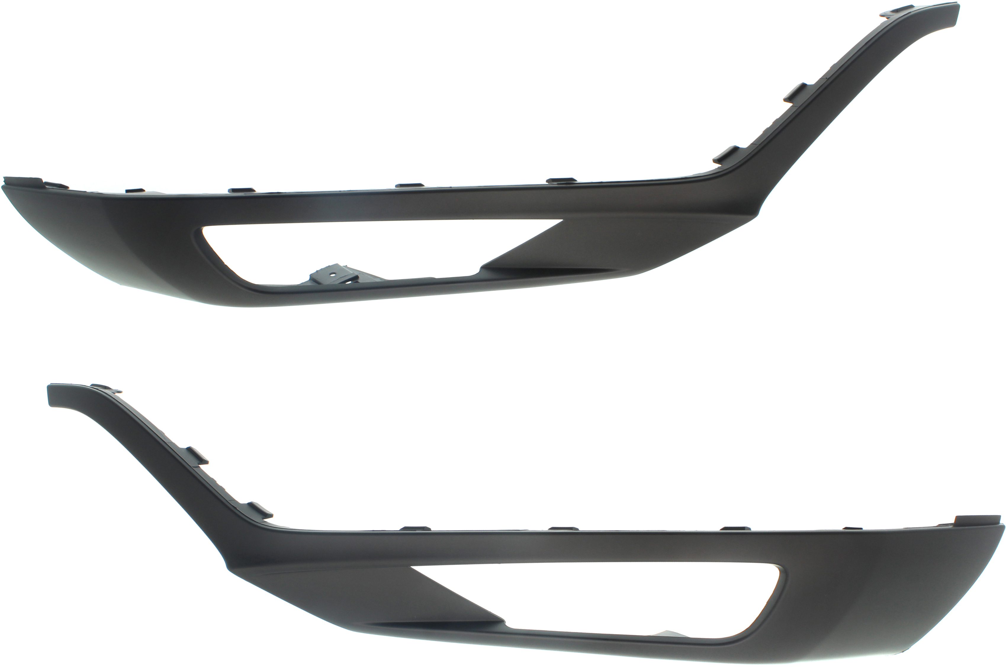 AM XC9-16-19 FRONT BUMPER MOLDING RH AND LH Outer Primed SKU SET RV01610005 Partslink VO1093113 VO1093112 OEM 398298968-398298802