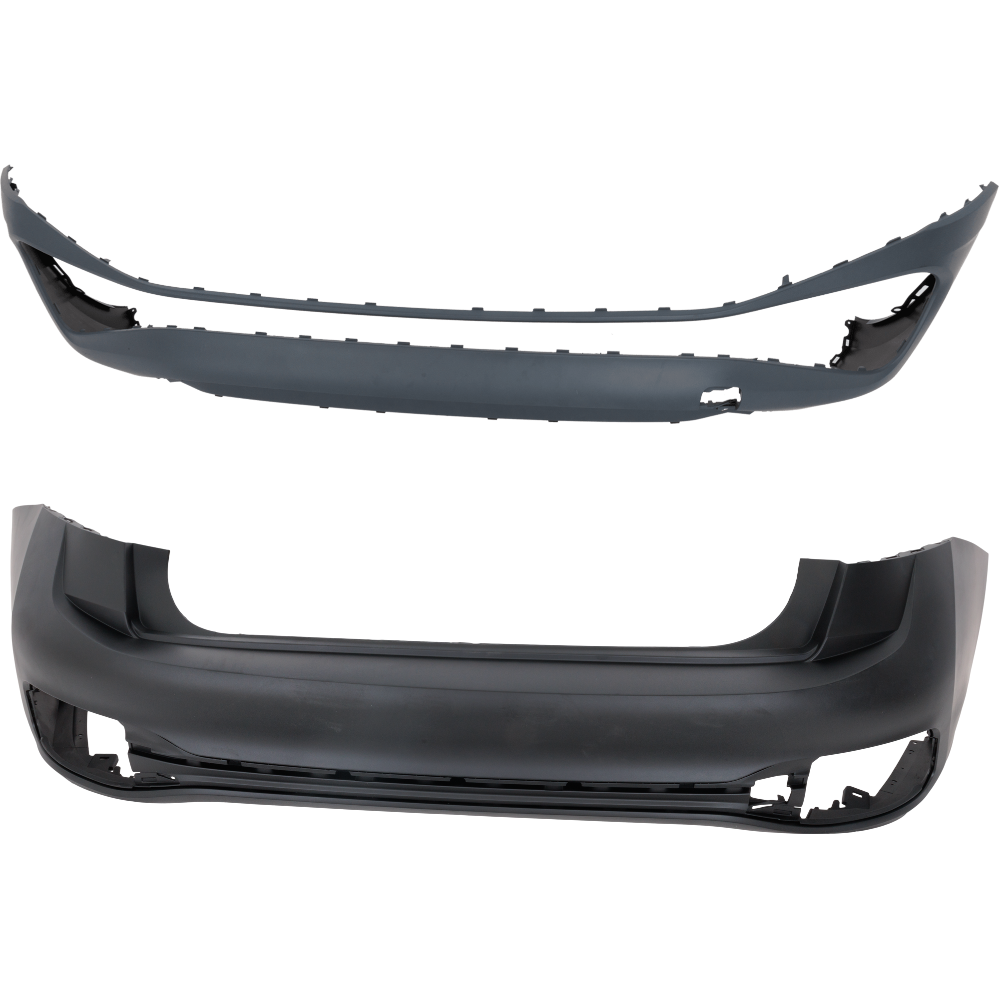 AM JETTA 22-24 FRONT AND REAR BUMPER COVER Primed SKU SET RV01630001P