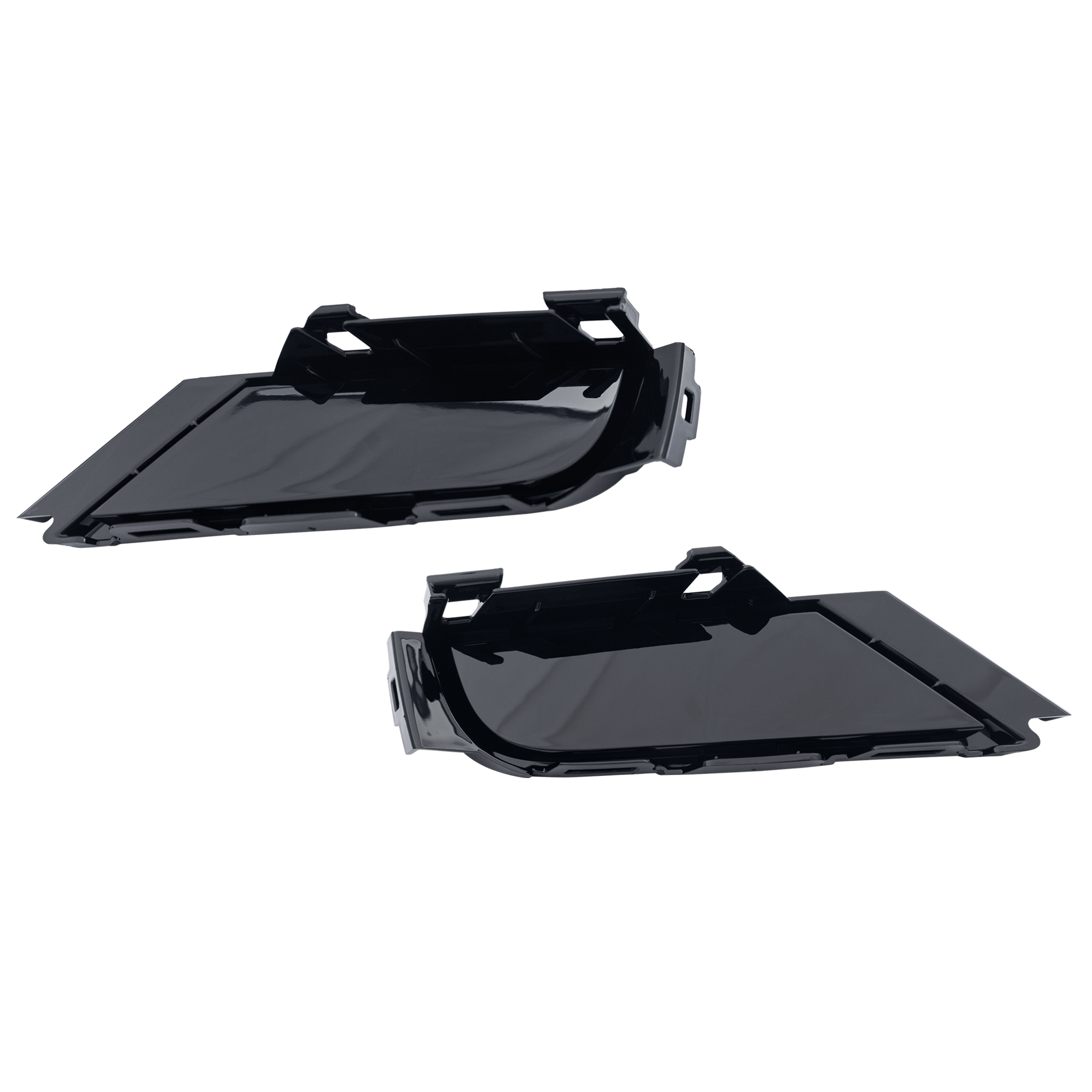 AM TIGUAN 19-21 FRONT BUMPER FILLER RH AND LH Grille Filler Plate Black w R Line Package SKU SET RV04030003 Partslink VW1088109 VW1089109 OEM 5NN853949A041-5NN853950A041