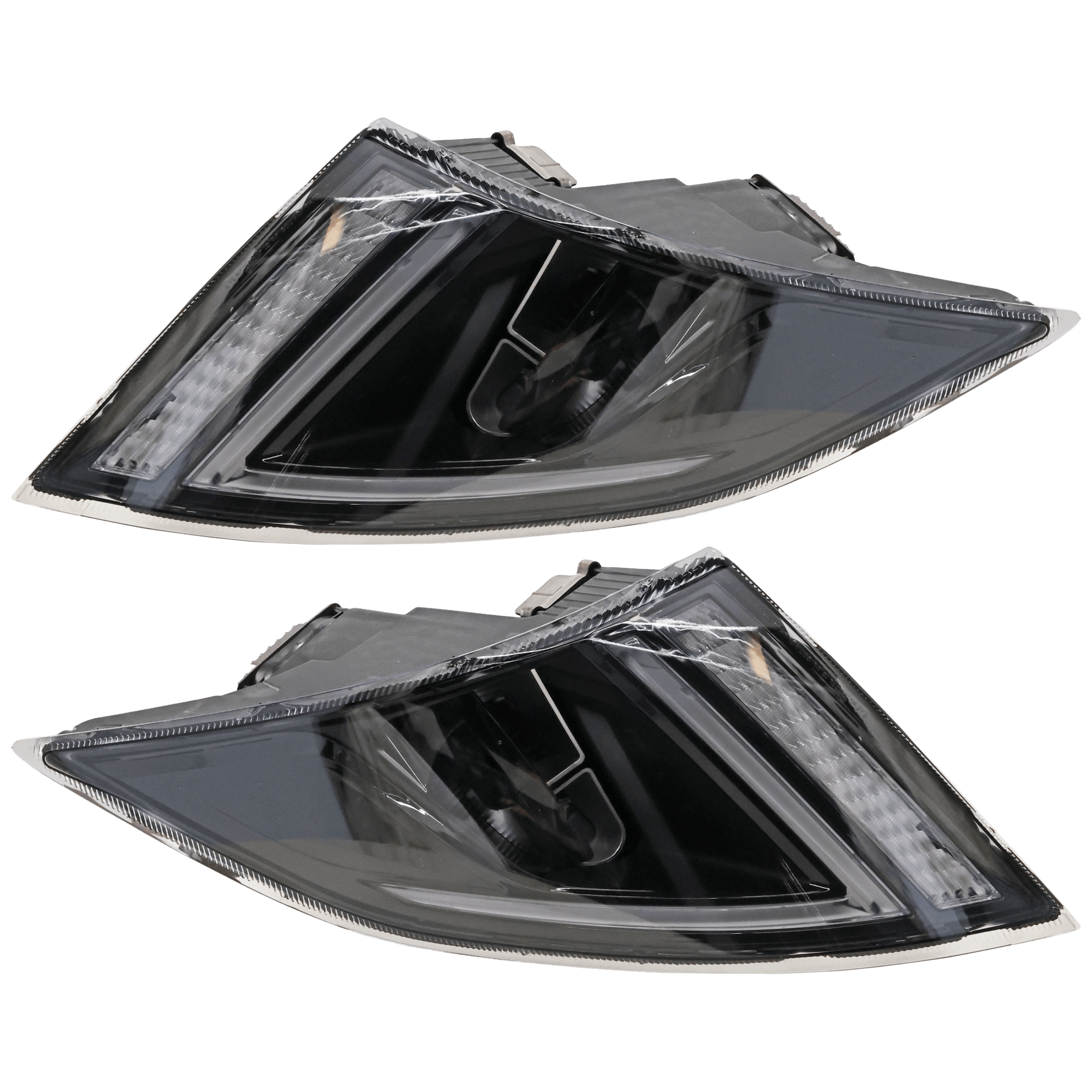 AM VOLVO HD VNL VNR 18-21 HEAD LAMP RH AND LH Assembly LED Premium w LED Module w Signature Daytime Running Light SKU SET RV10010049 HDA OEM 78619542 PFM 78619544 PFM