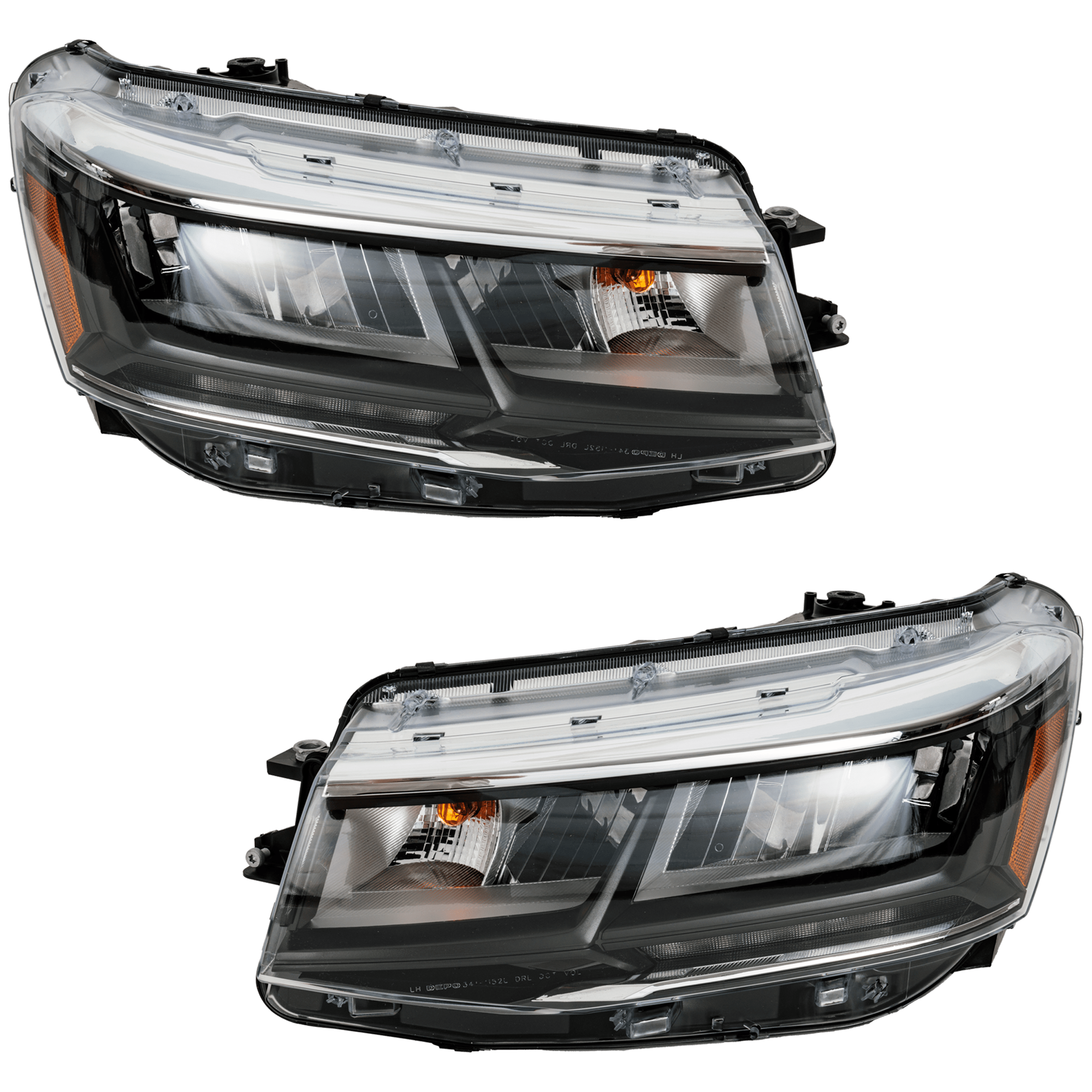 AM TAOS 22-23 HEAD LAMP RH AND LH Assembly LED w o Adaptive Headlight SKU SET RV10010057A Partslink VW2502183 VW2503183 OEM 2GJ941035-2GJ941036
