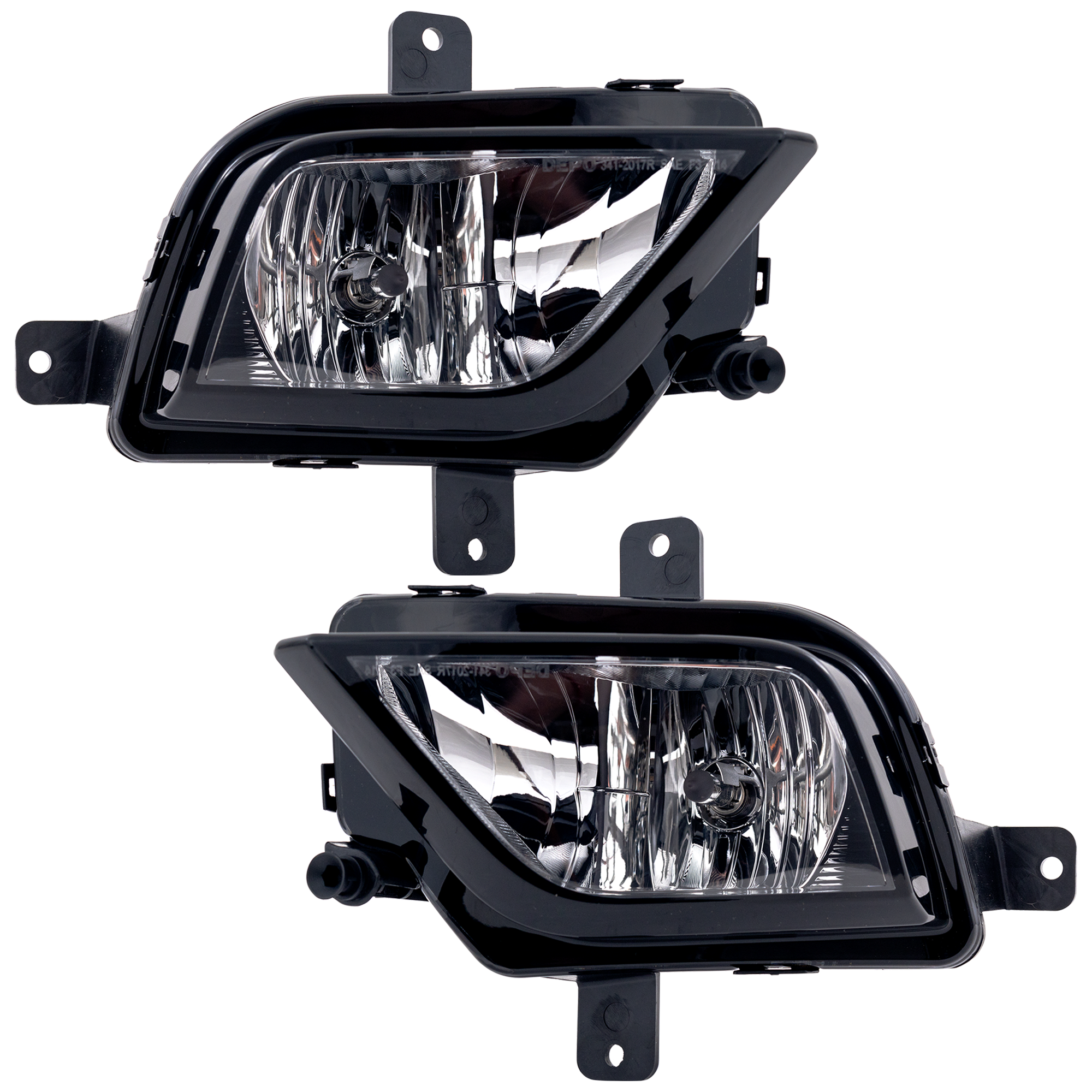 AM JETTA 17-18 FRONT FOG LAMP RH AND LH Assembly Halogen GLI Wolfsburg Models Sedan CAPA SKU SET RV10750021Q Partslink VW2593134C VW2592134C OEM 5C7941700Q 5C7941699Q
