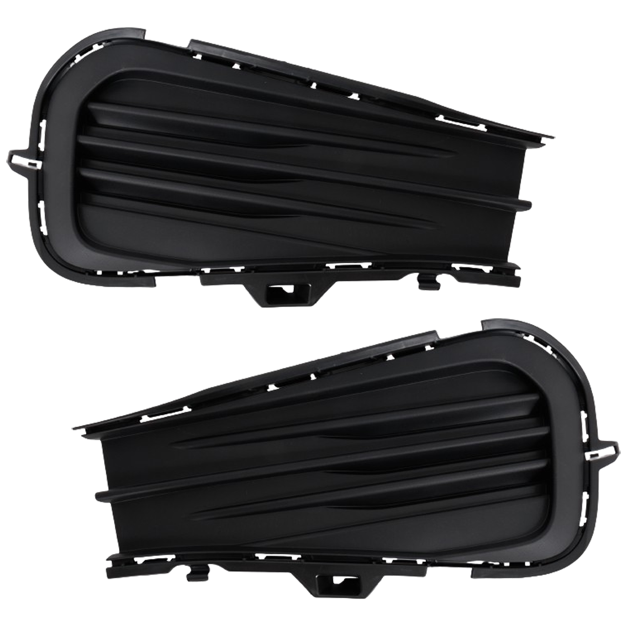 AM JETTA 22-23 FOG LAMP COVER RH AND LH Outer Grille Black w o Sport Pkg Comfortline SE S Trendline Models SKU SET RV10770001 Partslink VW1039175 VW1038175 OEM 17A853666C9B9-17A853665E9B9