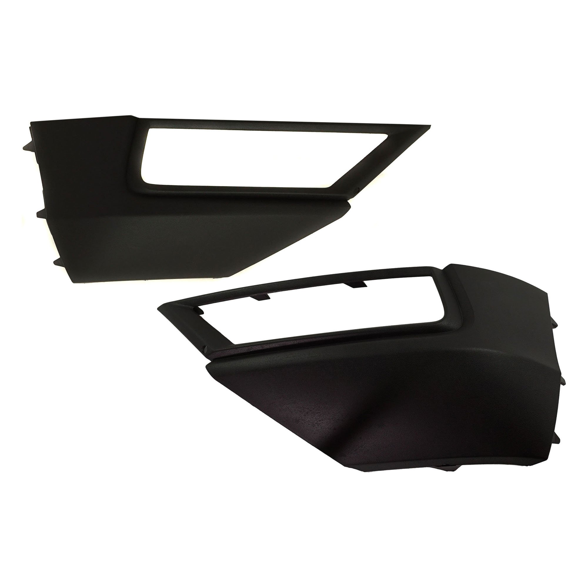 AM TIGUAN 18-21 FRONT FOG LAMP MOLDING RH AND LH Outer Lower Textured SKU SET RV10820011 Partslink VW1039148 VW1038148 OEM 5NN853212B9B9-5NN853211B9B9