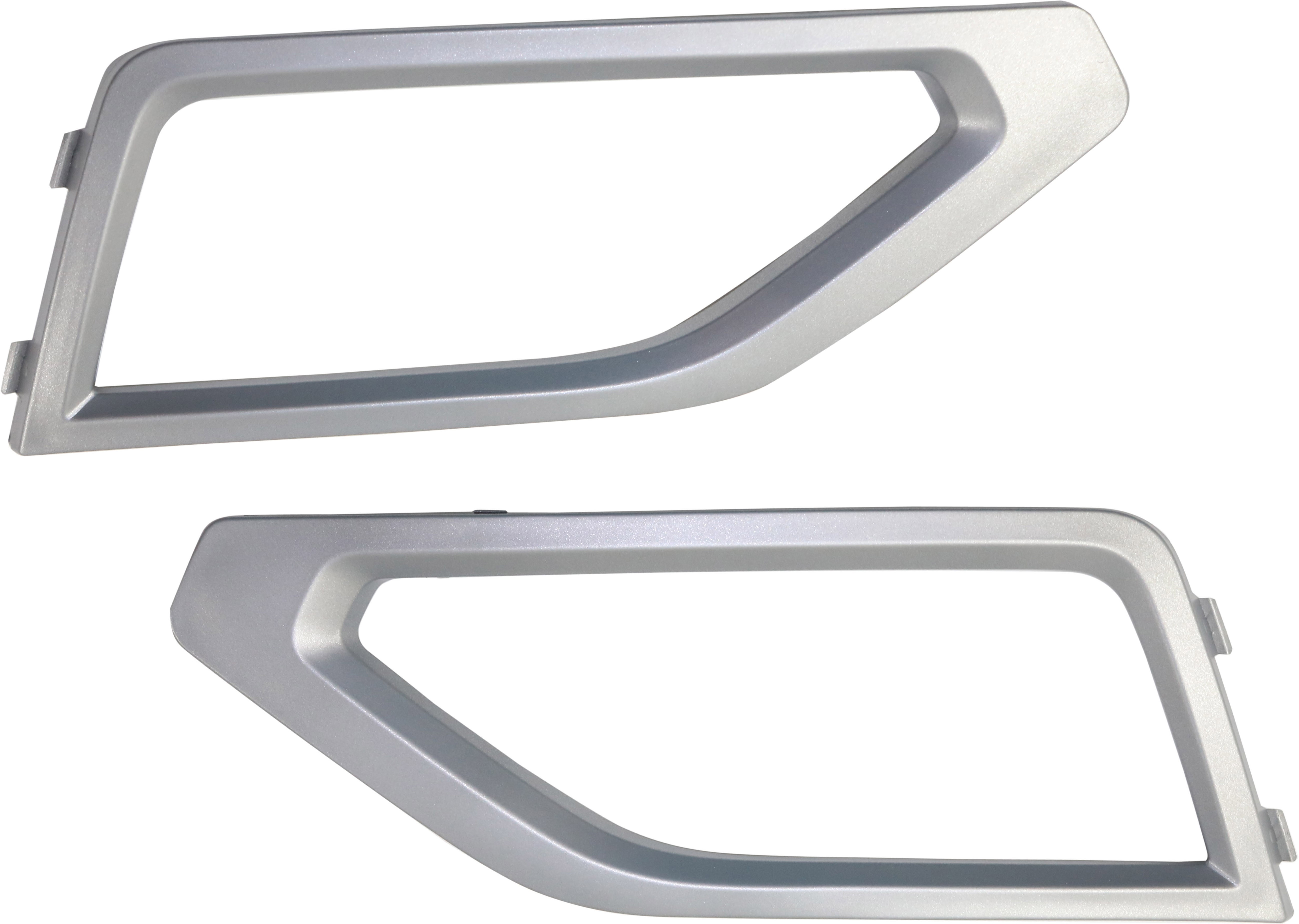 AM ATLAS 18-20 FRONT FOG LAMP MOLDING RH AND LH Silver w o R Line Package SKU SET RV10820015 Partslink VW1039152 VW1038152 OEM 3CN853666BAV3-3CN853665BAV3