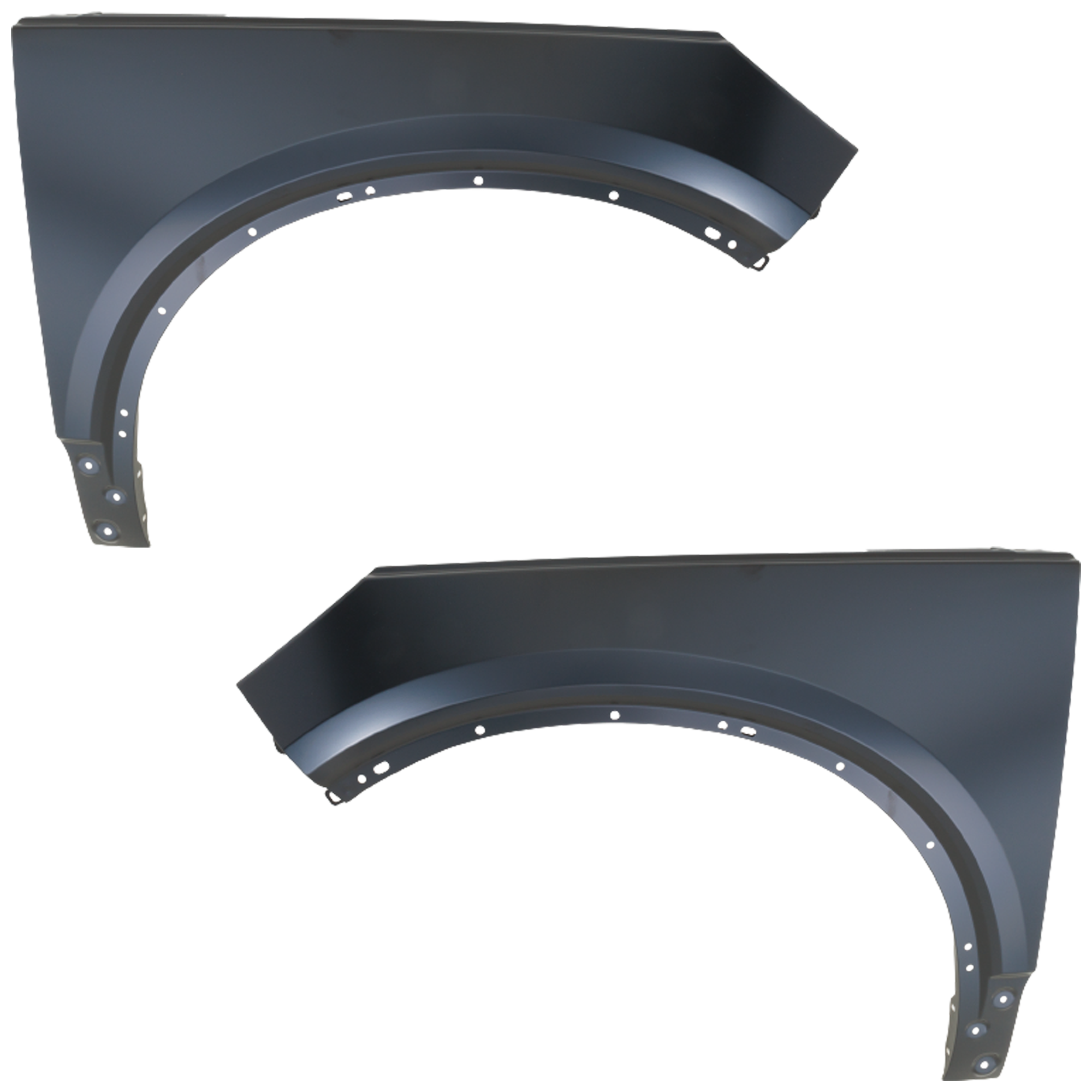 AM XC40-19-23 FRONT FENDER RH AND LH Black Steel SKU SET RV22010029 Partslink VO1240126 VO1241126 OEM 316512177-31651200-316512185