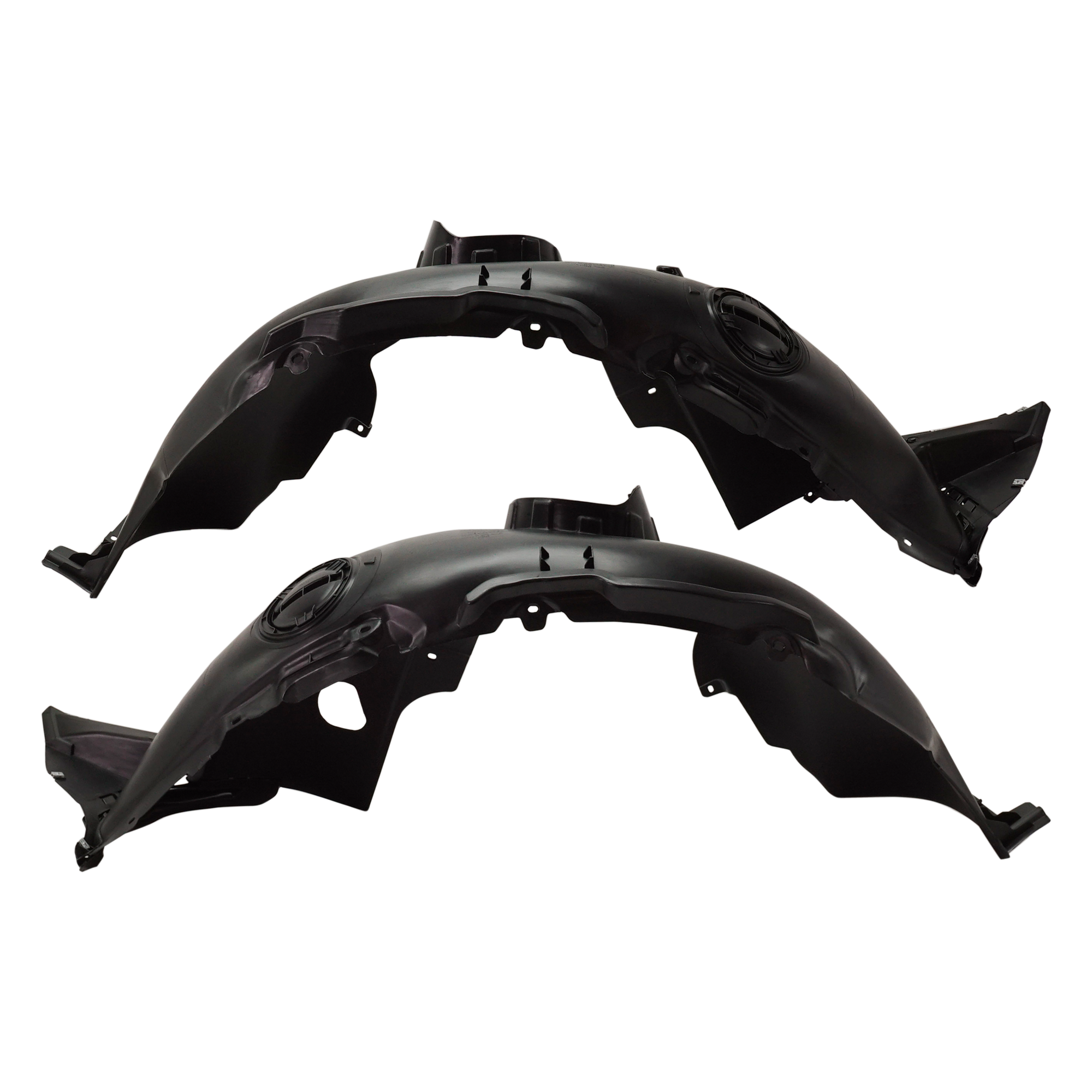 AM JETTA 19-23 FRONT FENDER LINER RH AND LH w o Fog Light Hole SKU SET RV22210017 Partslink VW1249140 VW1248140 OEM 17A805912E 17A805911C