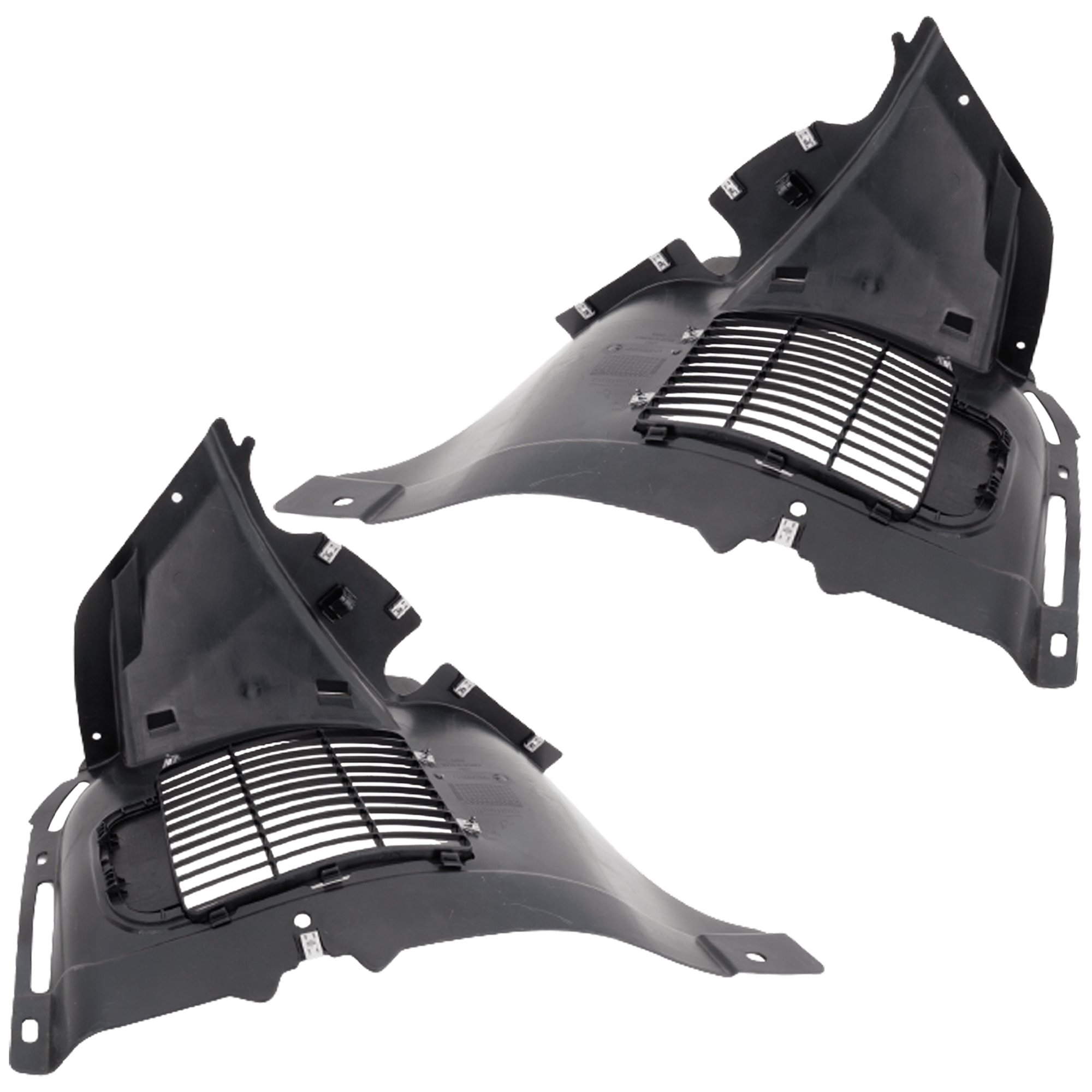 AM GOLF R 15-19 FRONT FENDER LINER RH AND LH Front Section Set of 2 CAPA SKU SET RV22210031Q Partslink VW1249150C VW1248125C OEM 5G0805912T 5G0805911AL 5G08059