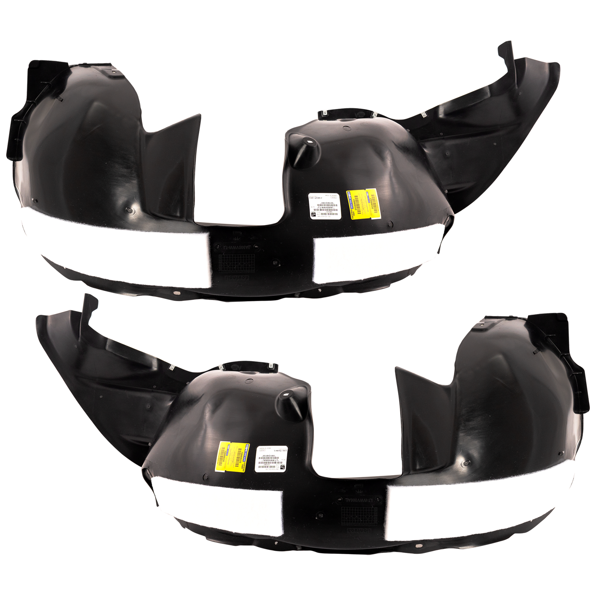 AM TIGUAN 09-17 TIGUAN LIMITED 17-18 FRONT FENDER LINER RH AND LH Injection Form w Insulation Foam Type 1 CAPA SKU SET RV22210037Q Partslink VW1248156C VW1249156C OEM 5N0805911A 5N0805912A