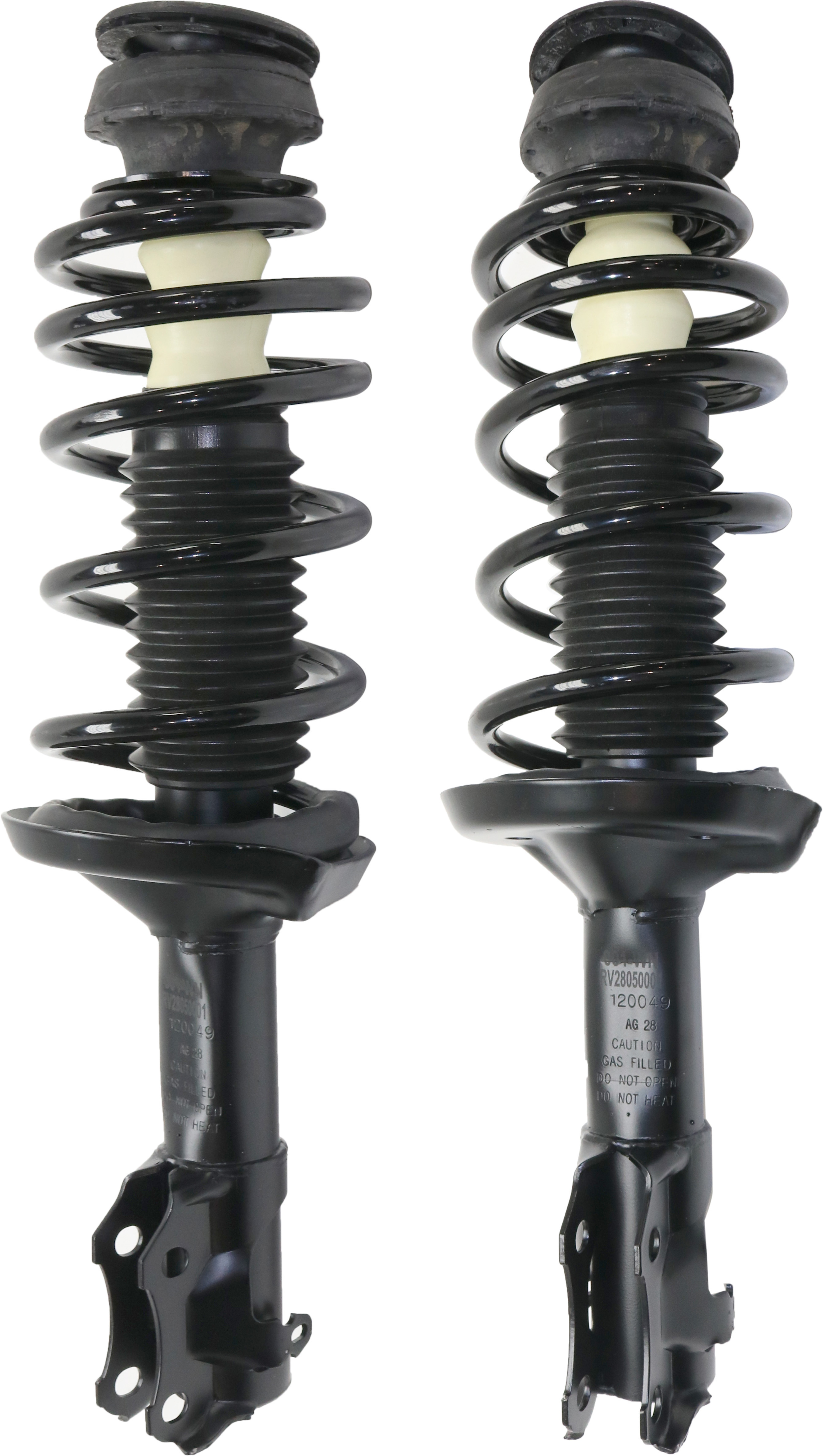AM GOLF 93-98 JETTA 96-98 FRONT FULLY LOADED STRUT RH AND LH Gas Charged Twin tube Set of 2 SKU SET RV28050001-2 OEM 1H0413031A 1H0413031P 1H041303