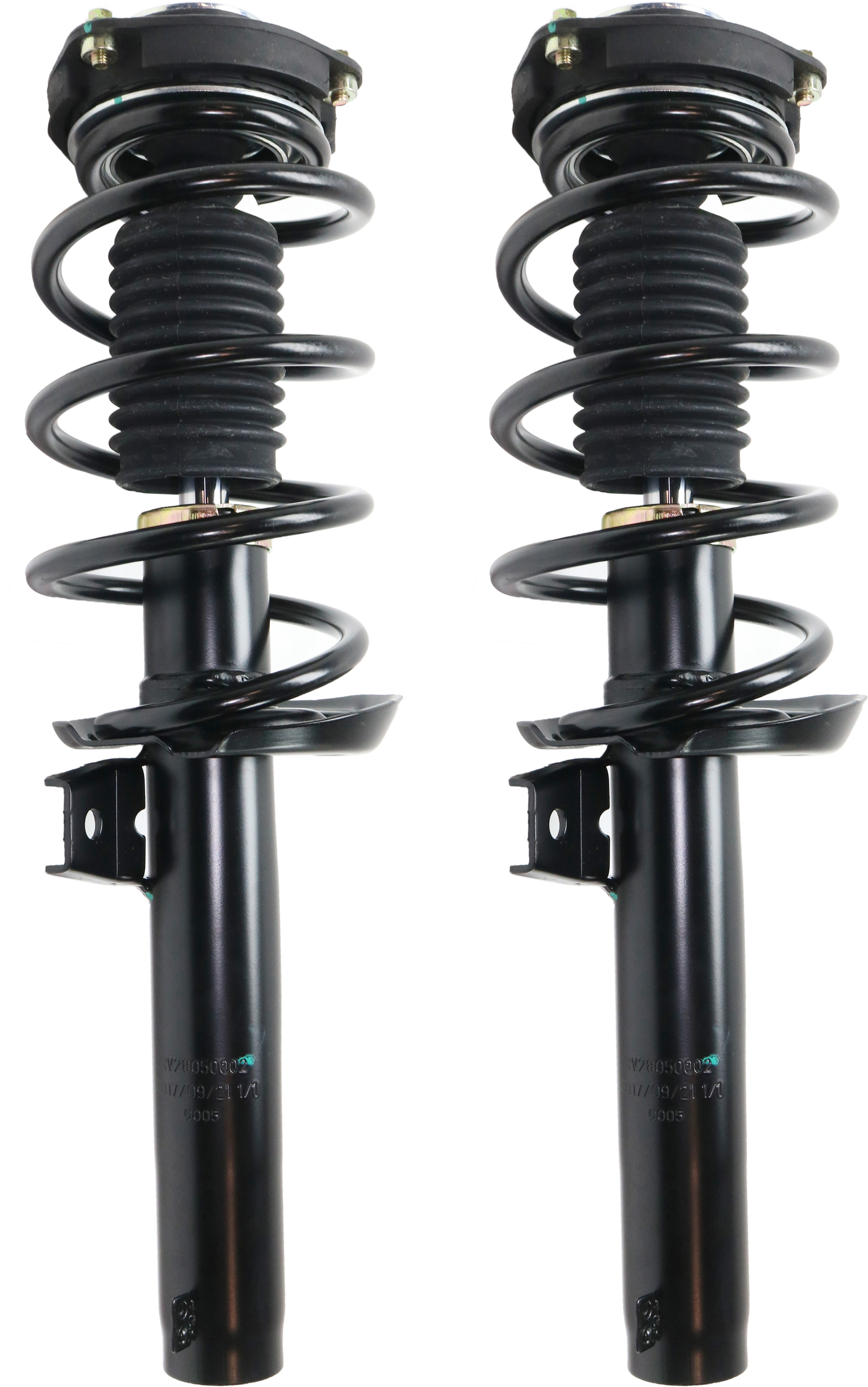 AM BEETLE 12-19 JETTA 05-18 FRONT FULLY LOADED STRUT RH AND LH Gas Charged Twin tube Set of 2 SKU SET RV28050002-2 OEM 172311-872212-3335576-50172311