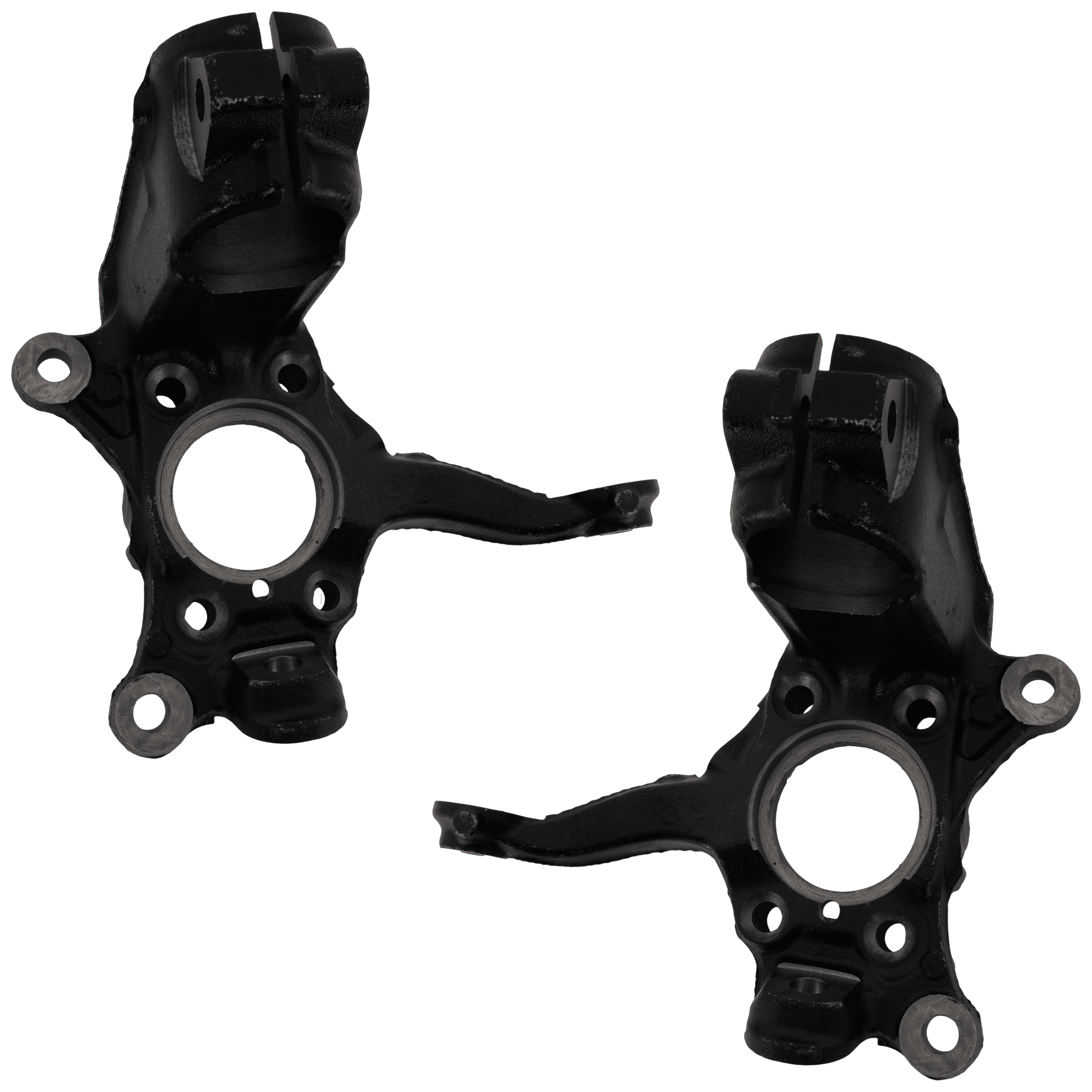 AM JETTA 11-17 PASSAT 12-18 FRONT KNUCKLE RH AND LH Black Cast Iron SKU SET RV28080013 OEM 5C0407255-5C0407256