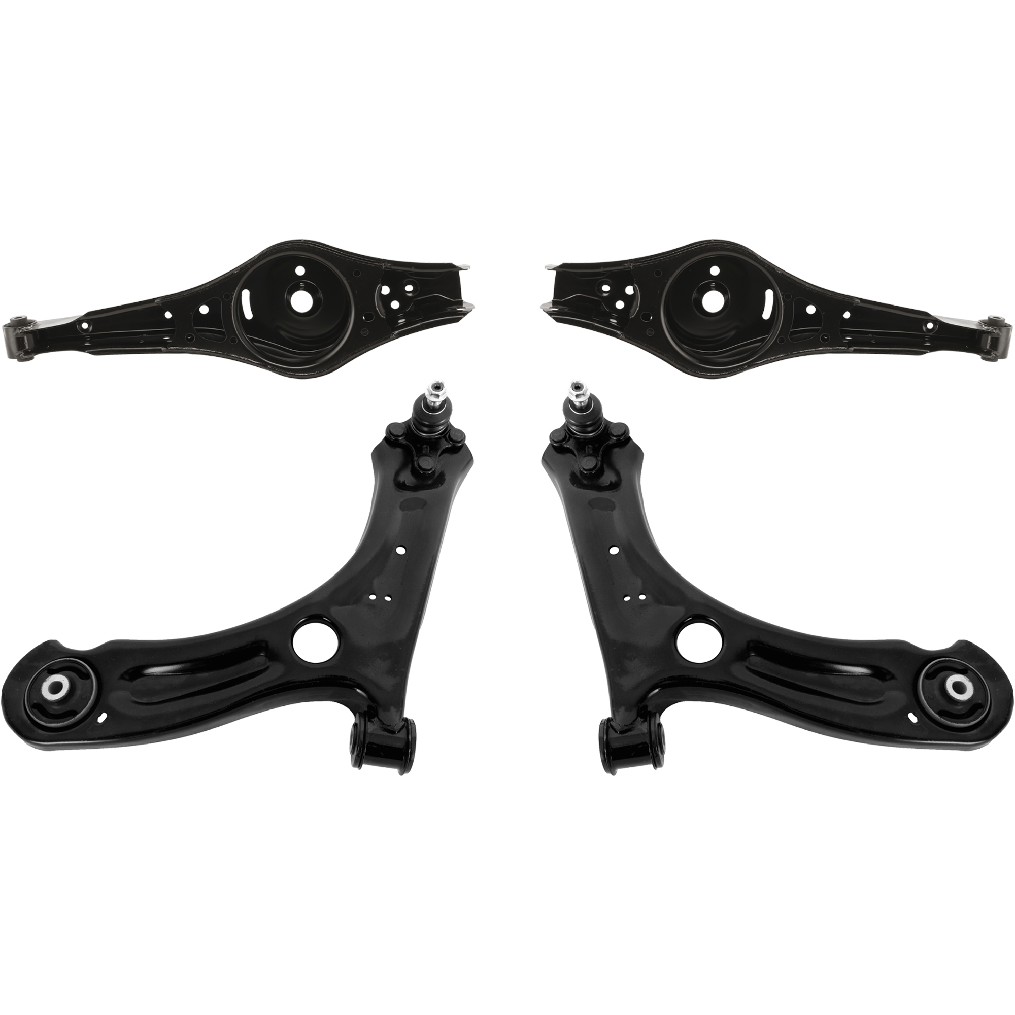 AM JETTA 11-18 FRONT AND REAR CONTROL ARM RH AND LH Lower SKU SET RV28150011-4 OEM 1K0505311AB 1K0505311S 5C04071