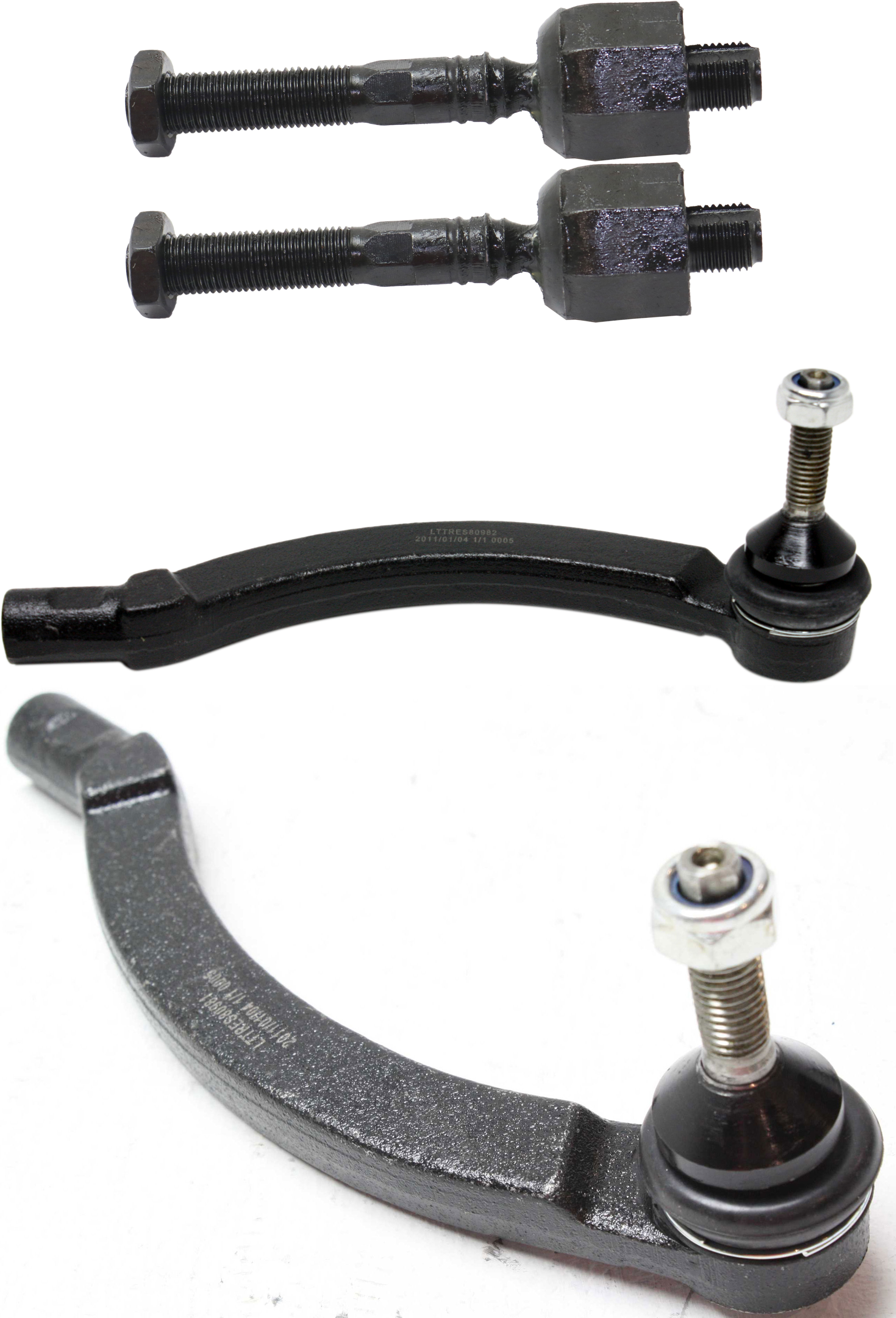 AM S80-00-03 FRONT TIE ROD END RH AND LH Inner and Outer SKU SET RV28210001-4 OEM 274175-274496-1015758-2741759