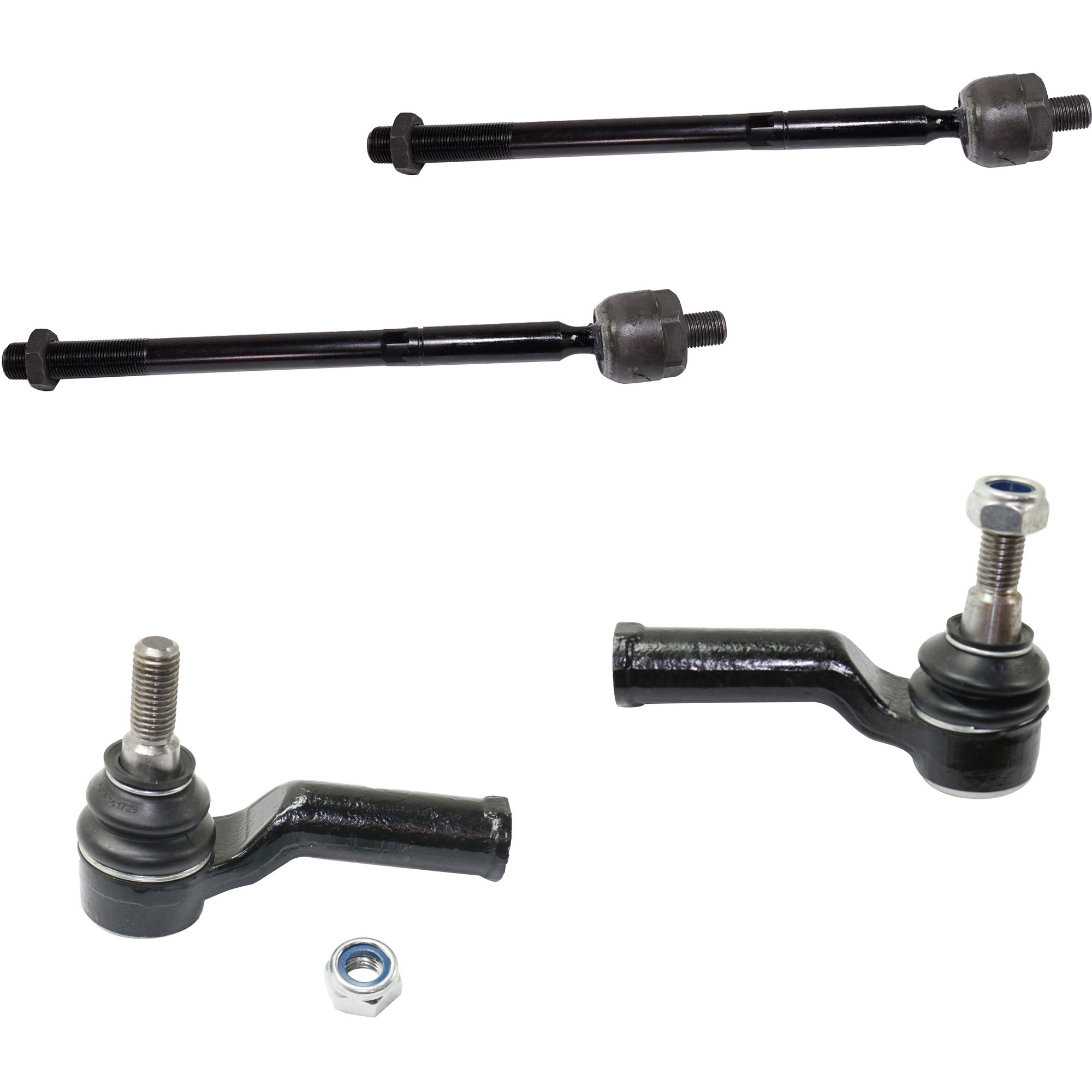 AM S80-07-16 FRONT TIE ROD END RH AND LH Inner and Outer SKU SET RV28210005-4 OEM 313023442-313023459 LR016869
