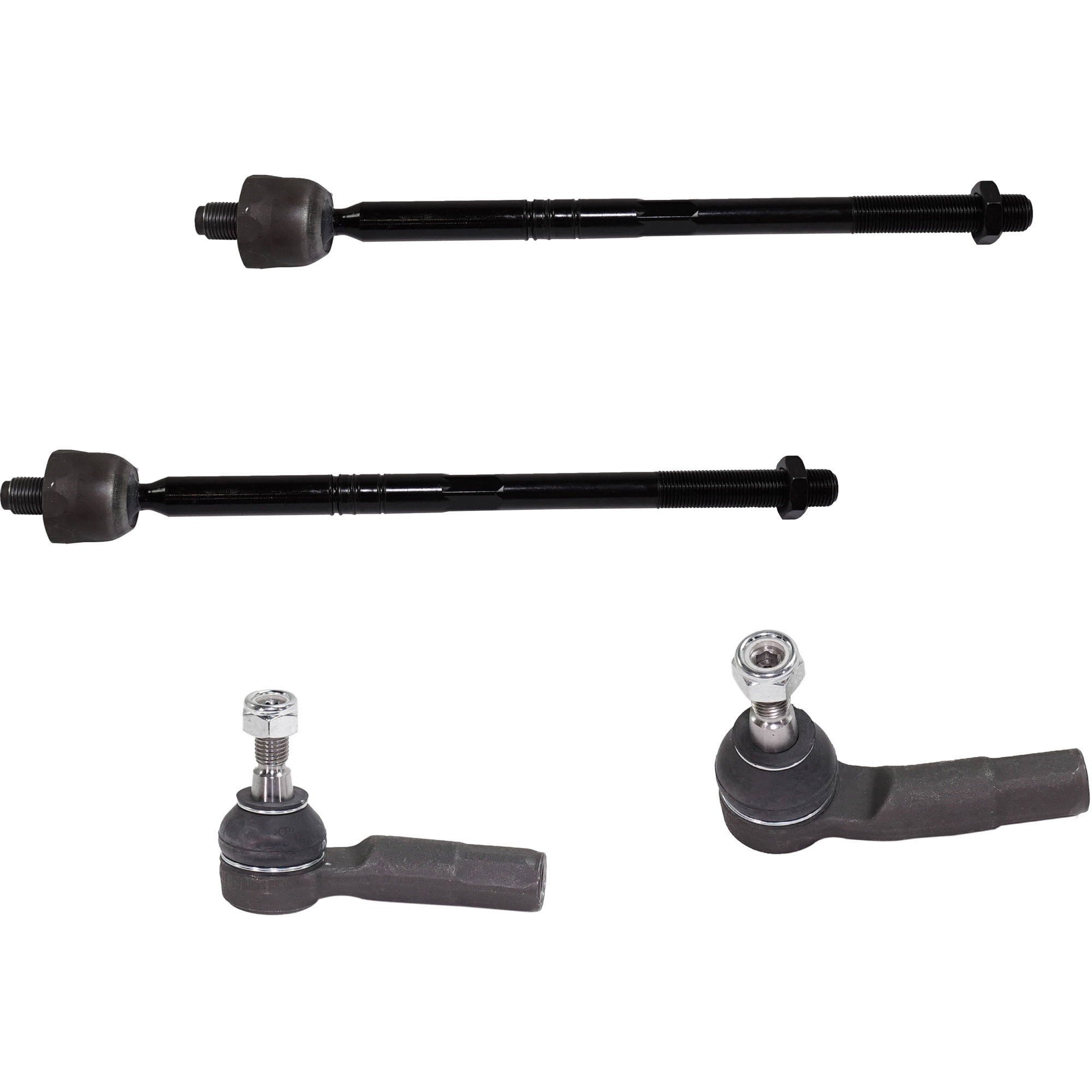 AM BEETLE 12-19 FRONT TIE ROD RH AND LH Inner and Outer SKU SET RV28210007-4 OEM 1K0423811G 1K0423812G 56142381