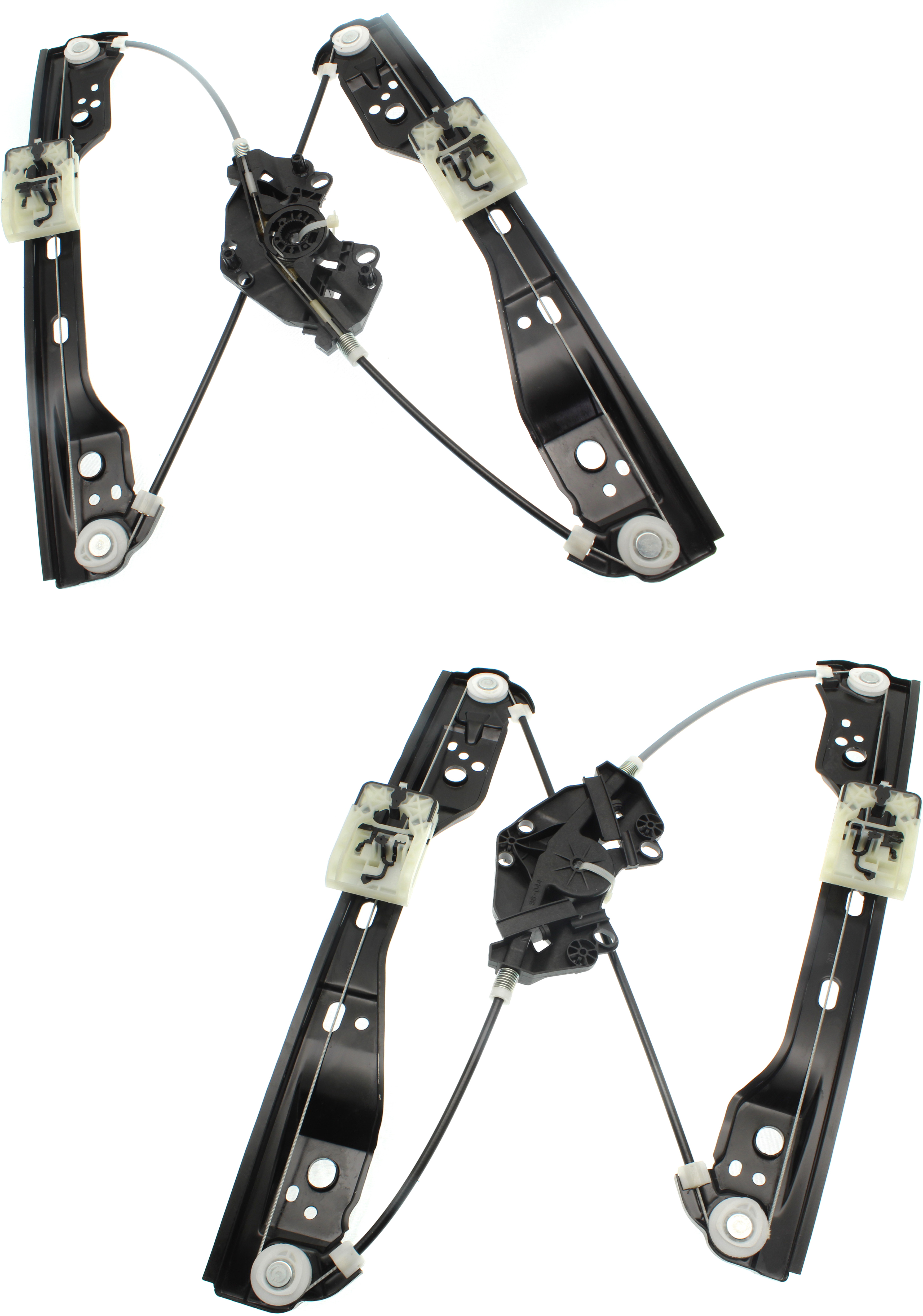 AM S60-11-18 FRONT WINDOW REGULATOR RH and LH Power w o Motor SKU SET RV46290005 OEM 31349486-314407859-31349487-31
