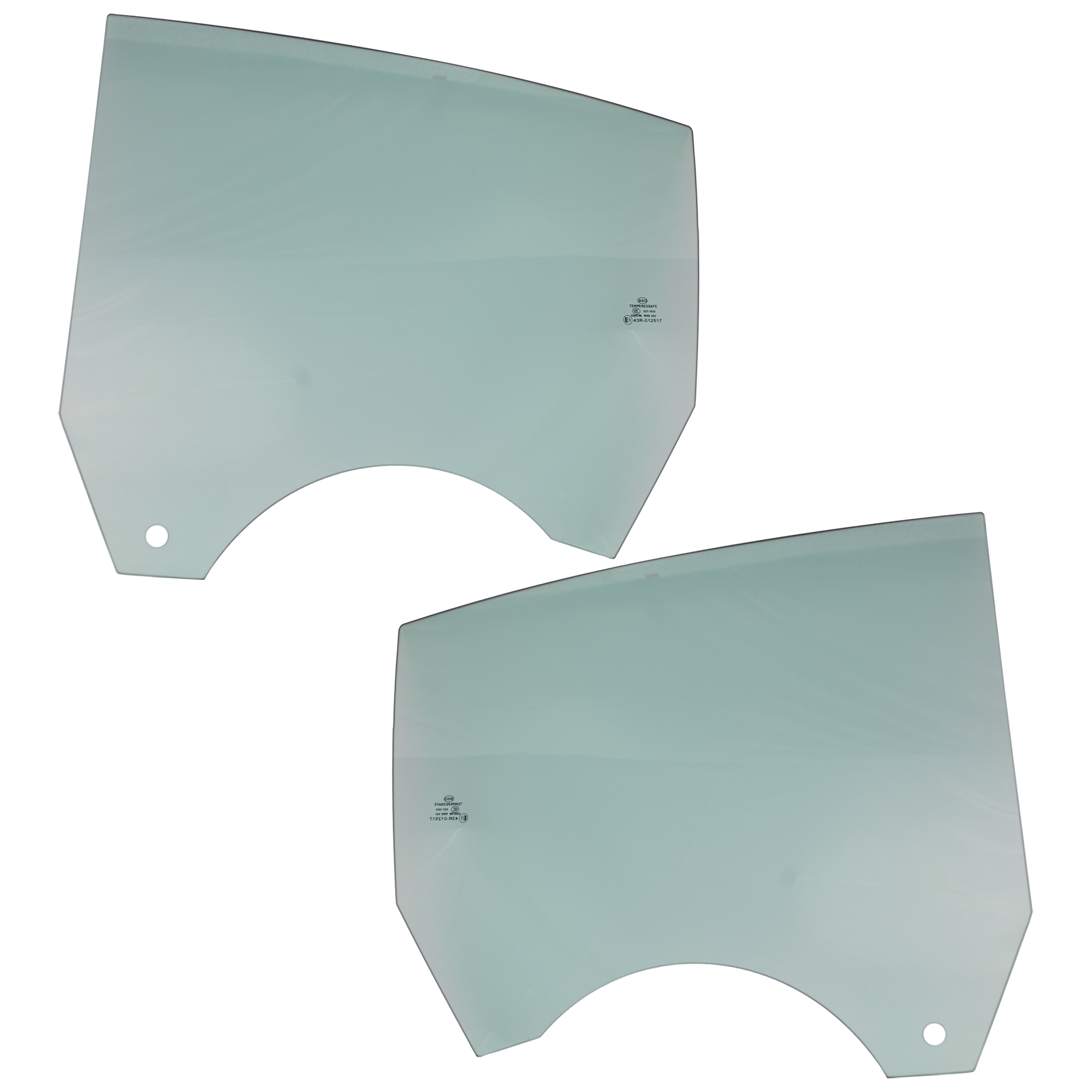 AM PASSAT CC 09-10 REAR DOOR GLASS RH AND LH Green Tint w Solar SKU SET RV48130003 OEM 3C8845205-3C8845206