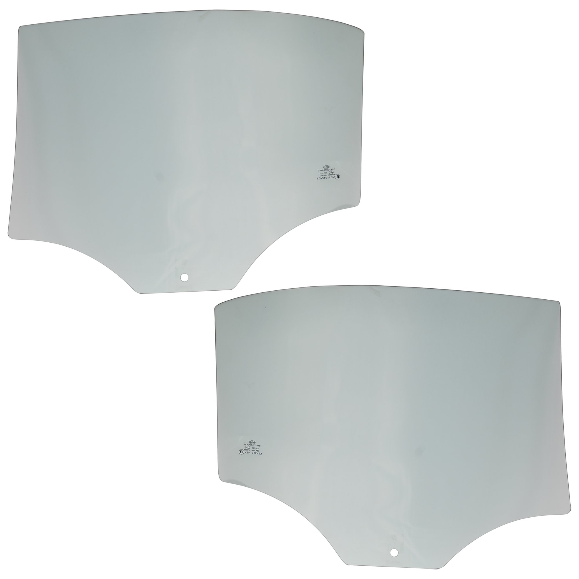 AM JETTA 11-18 REAR DOOR GLASS RH AND LH Green Tint w Solar Clip SKU SET RV48130005 OEM 5C6845025-5C6845026