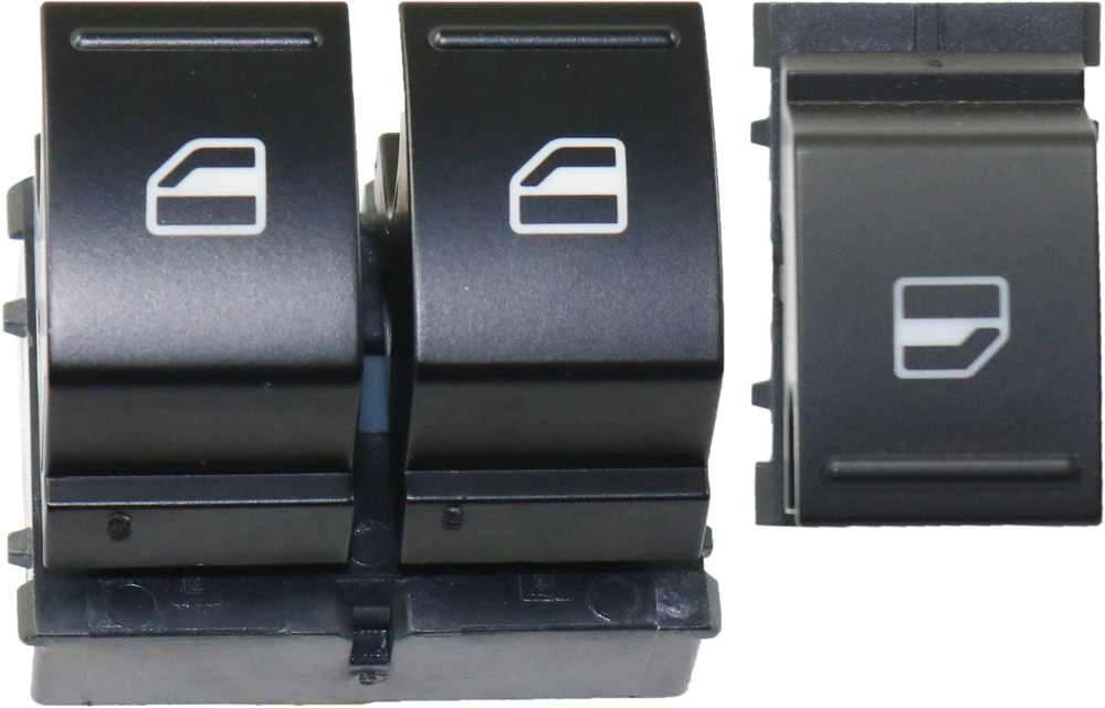 AM GTI 06-10 FRONT AND REAR WINDOW SWITCH RH OR LH SKU SET RV50520006-2 OEM 1F09598553X1-1F0959855REH 1S13