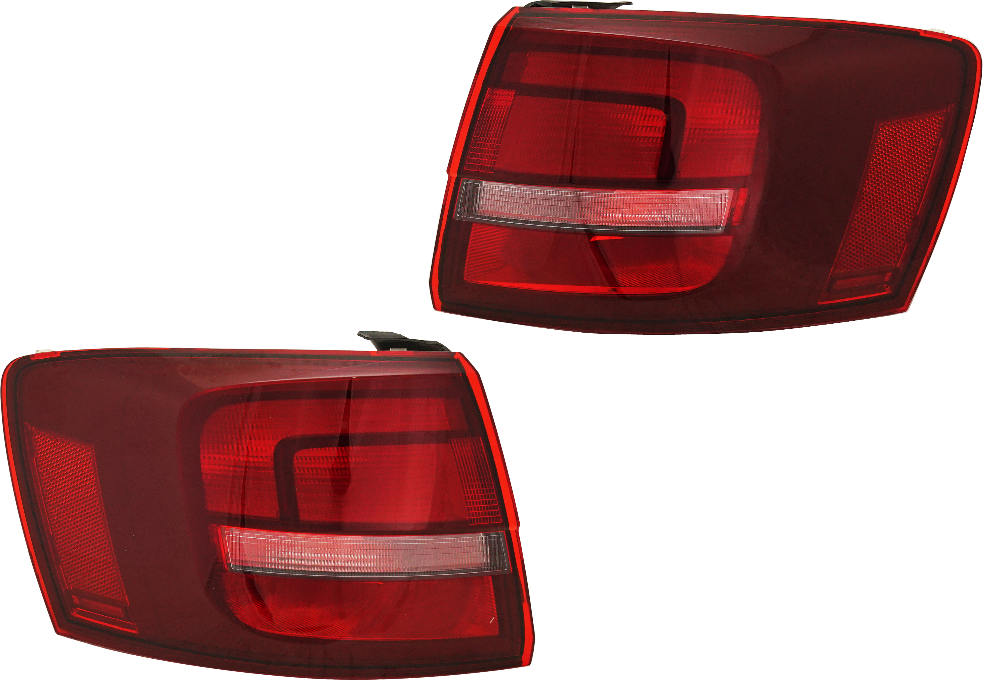 AM JETTA 11-18 TAIL LAMP RH AND LH Outer Assembly Halogen 16-16 Hybrid Models Sedan w Rear Fog Light SKU SET RV73010009 Partslink VW2805124 VW2804124 OEM 5C6945096M 5C6945096L 5C694509