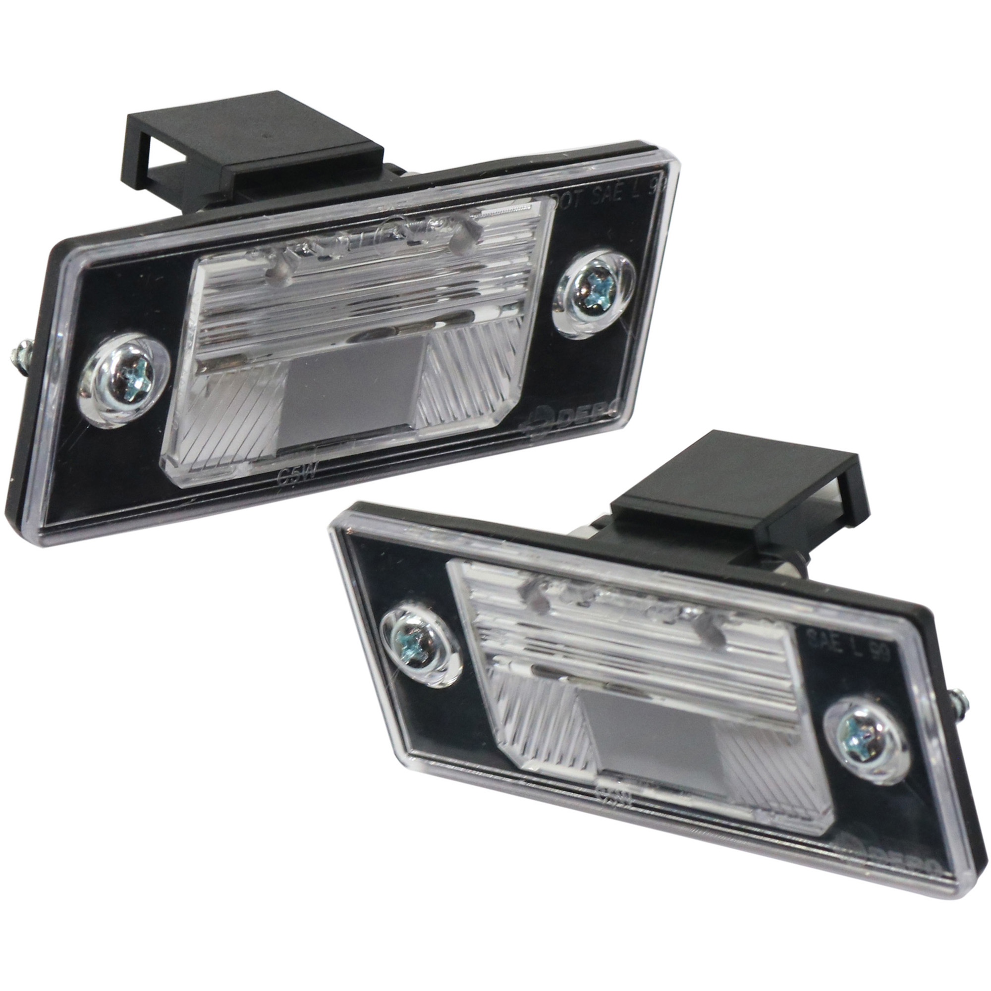 AM JETTA 99-05 PASSAT 01-05 TIGUAN 09-14 REAR LICENSE PLATE LAMP RH AND LH Assembly Jetta 09-09 Wagon Passat Sedan SKU SET RV73290002 Partslink VW2870111 OEM 1J5943021D