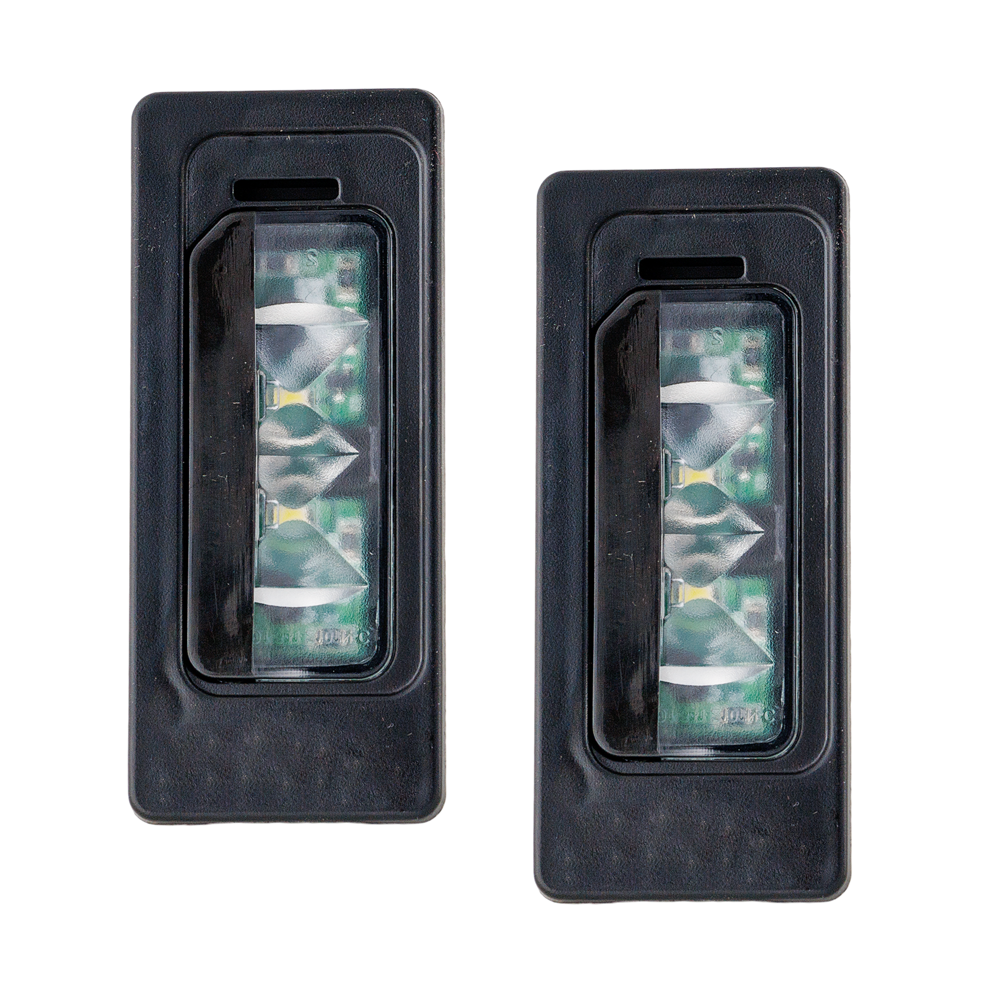 AM JETTA 13-17 TOUAREG 15-17 REAR LICENSE PLATE LAMP RH AND LH SKU SET RV73290005-2 Partslink VW2870112 OEM 3AF943021A