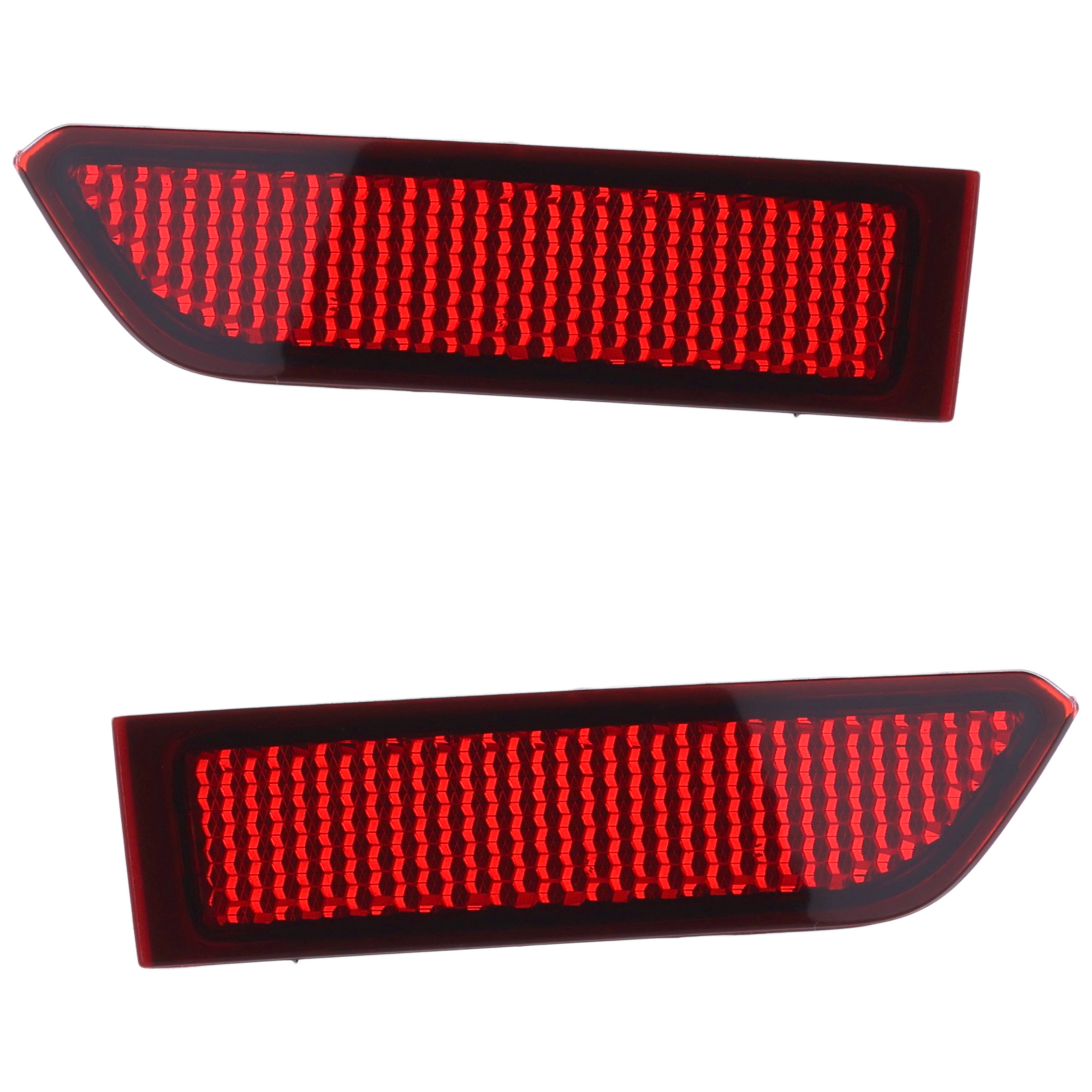 AM TIGUAN 22-23 REAR BUMPER REFLECTOR RH AND LH Outer Comfortline R Line Black Highline R Line SE R Line Black SEL R Line Models SKU SET RV73490019U Partslink VW2831100 VW2830100 OEM 5NA945104A 5NA945103A