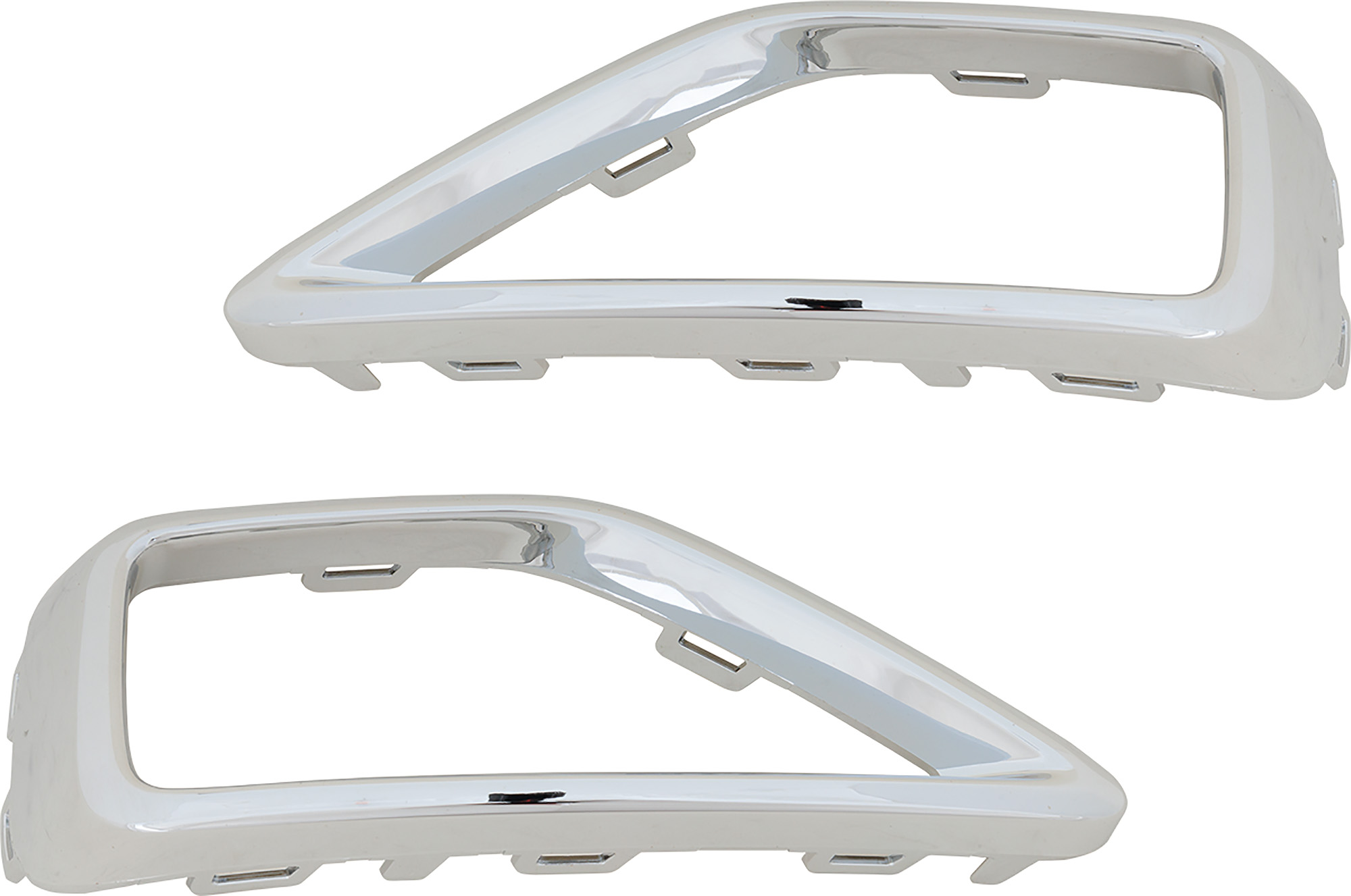 AM TAOS 22-23 REAR BUMPER MOLDING RH AND LH Chrome SKU SET RV76010023 Partslink VW1146114 VW1147114 OEM 2GJ807833A2ZZ 2GJ807834A2ZZ