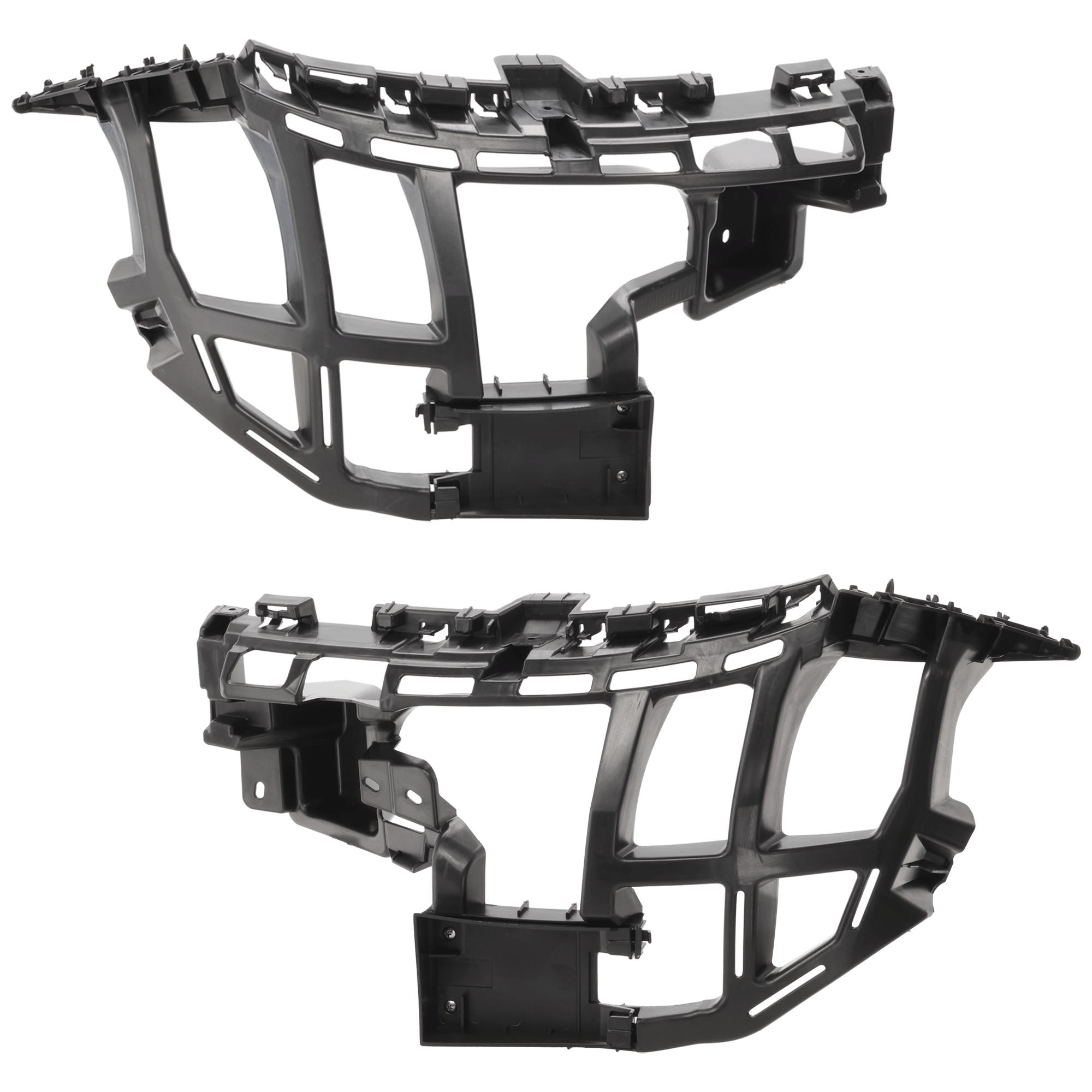 AM BEETLE 12-19 REAR BUMPER BRACKET RH AND LH Bumper Guide Type 1 Convertible Hatchback SKU SET RV76260009 Partslink VW1142114 VW1143114 OEM 5C5807375A 5C5807376A