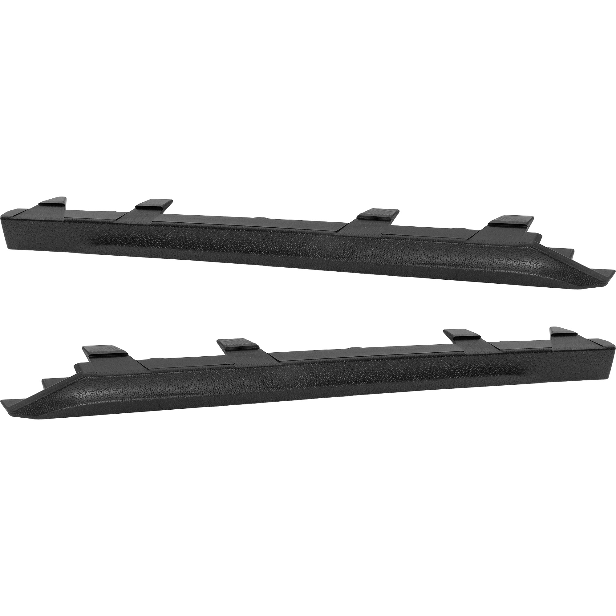 AM ATLAS CROSS SPORT 20-21 ATLAS 21-21 REAR BUMPER MOLDING RH AND LH Black SKU SET RV76350011 Partslink VW1147110 VW1146110 OEM 3CN853842B9B9-3CN853841B9B9