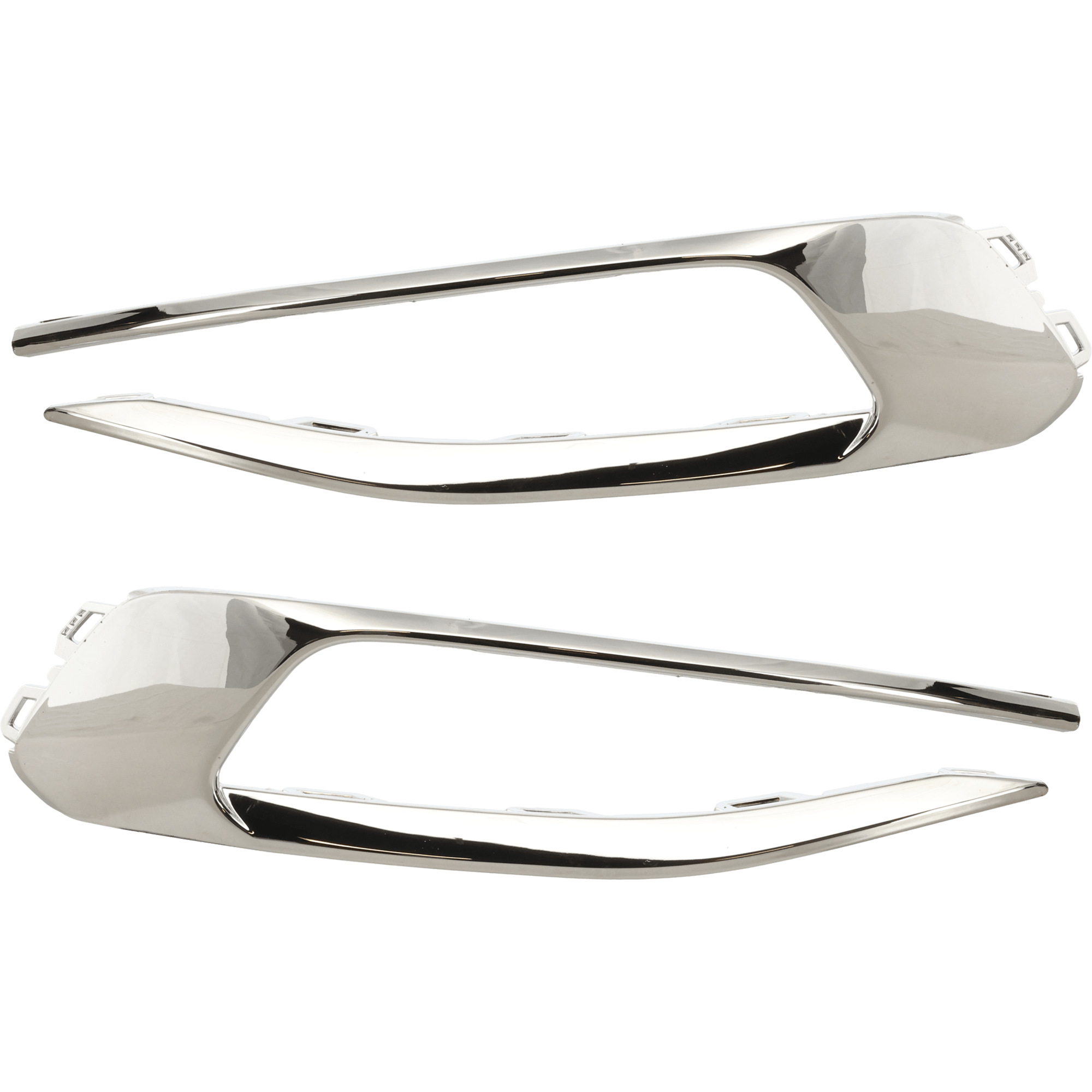AM JETTA 22-23 REAR BUMPER MOLDING RH AND LH Chrome Highline SEL Models SKU SET RV76350023 Partslink VW1146116 VW1147116 OEM 17A853331A2ZZ 17A853332A2ZZ