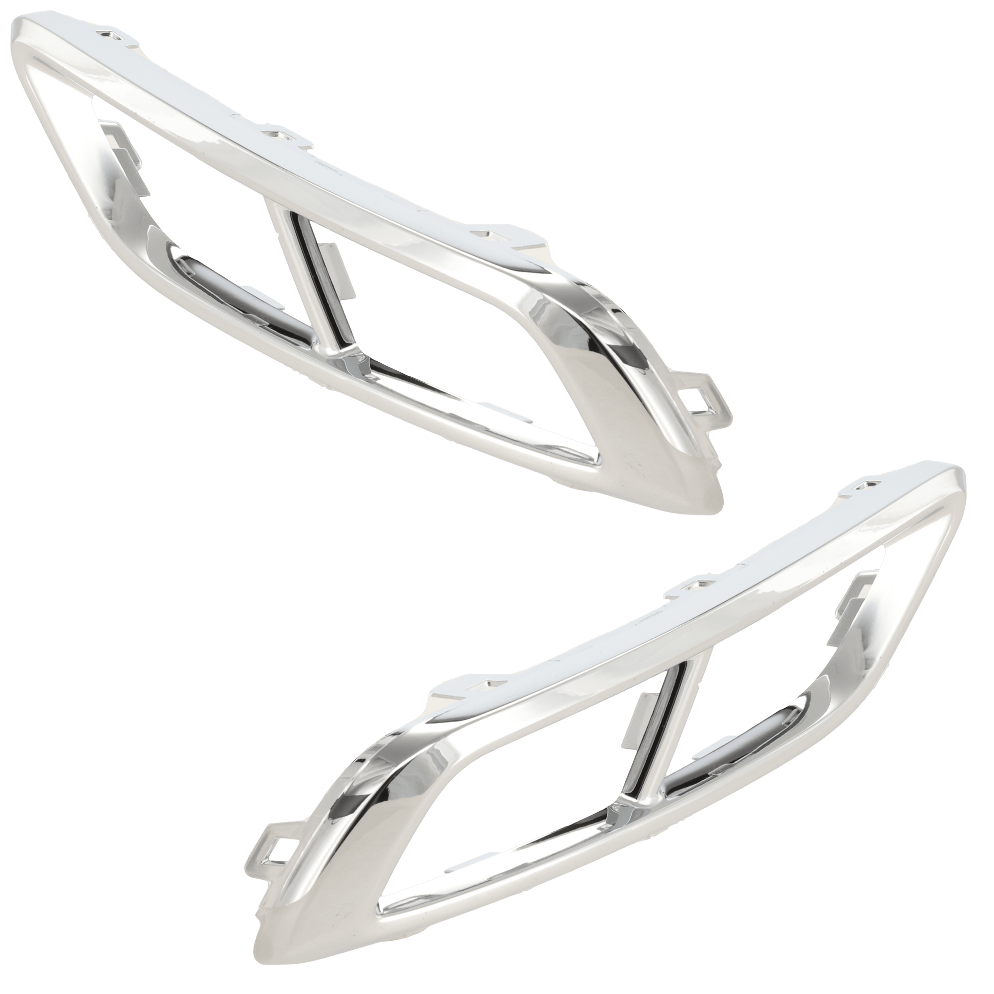 AM TIGUAN 22-24 REAR BUMPER MOLDING RH AND LH Tail Pipe Cover Chrome Highline R Line SEL R Line Models SKU SET RV76350027 Partslink VW1146119 VW1147119 OEM 5NN807833C2ZZ 5NN807834C2ZZ