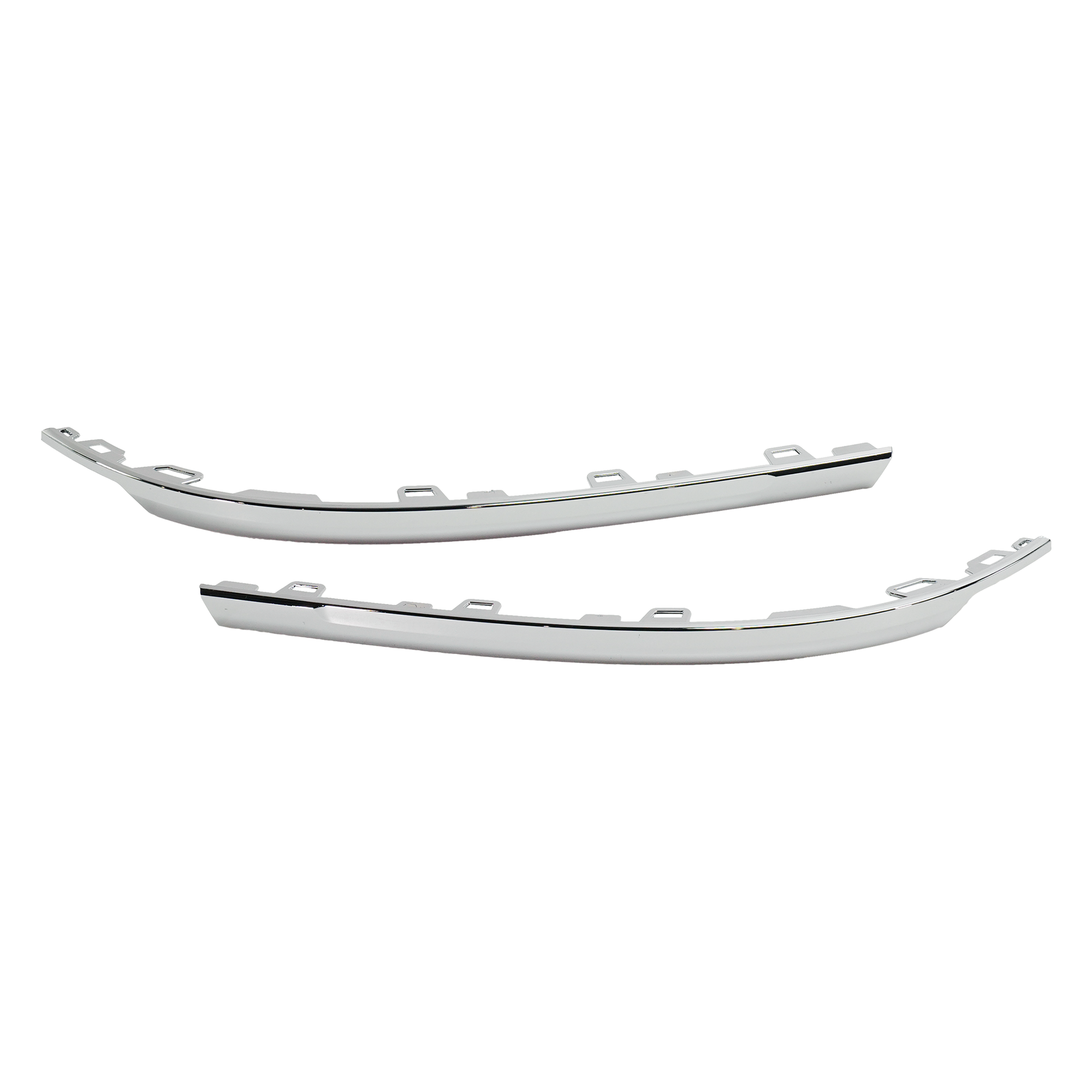 AM TIGUAN 18-24 REAR BUMPER MOLDING RH AND LH Chrome SKU SET RV76370003 Partslink VW1146106 VW1147106 OEM 5NN8538412ZZ 5NN8538422ZZ
