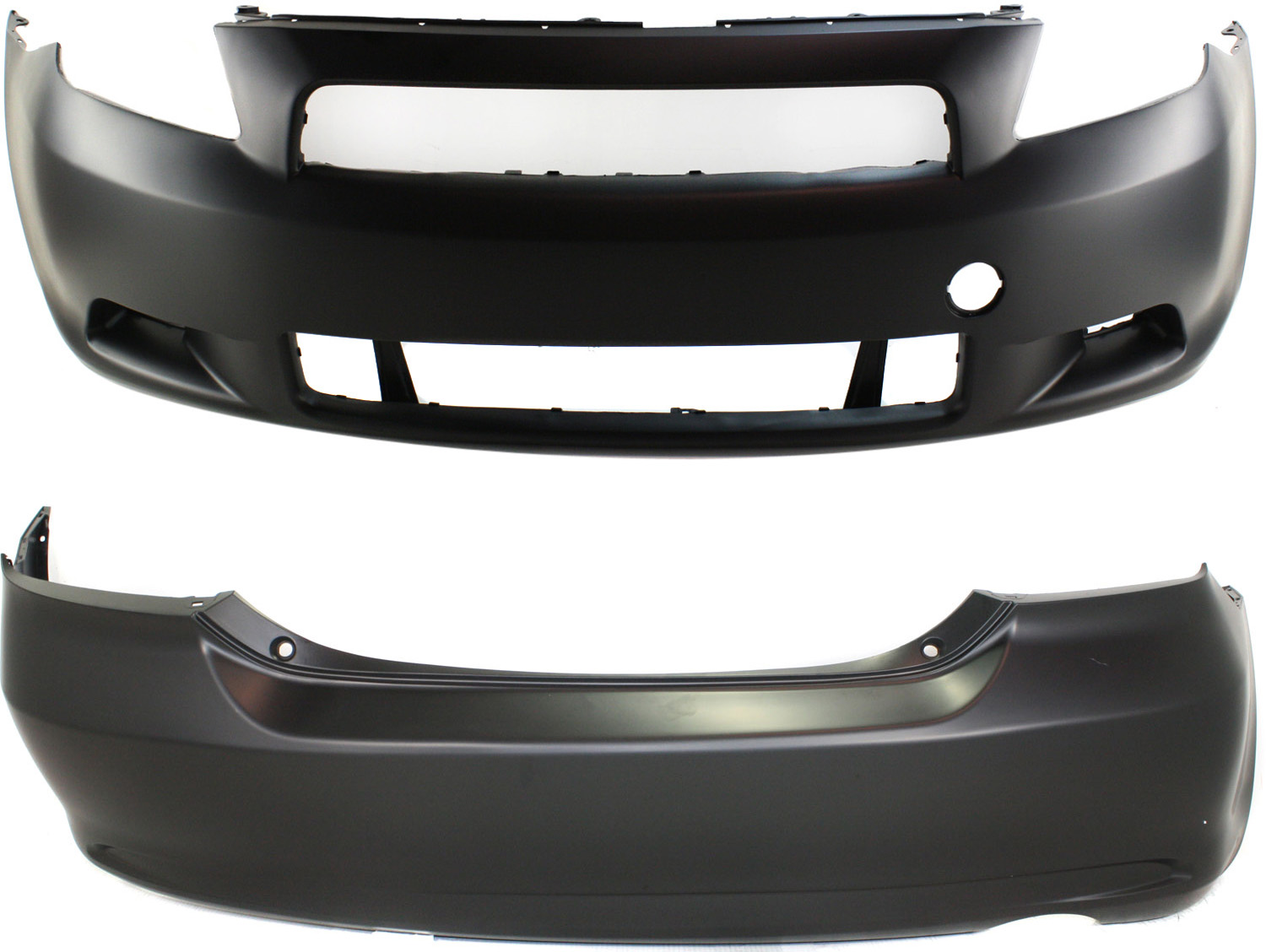 AM TC 05-10 FRONT AND REAR BUMPER COVER Primed SKU SET S010322P 2 Partslink SC1000103 SC1100103 OEM 5211921906-5215921902