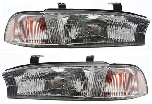 AM LEGACY 96-97 HEAD LAMP RH AND LH Assembly Halogen From 6-96 To 4-97 SKU SET S100101 Partslink SU2502104 SU2503104 OEM 84001AC032-84001AC022