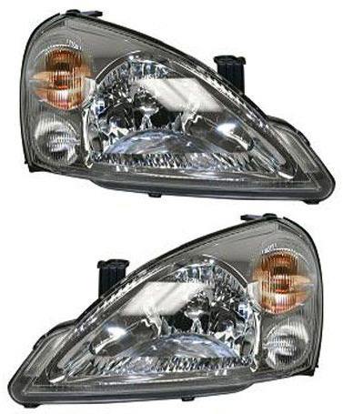 AM AERIO 02-07 HEAD LAMP RH AND LH Lens and Housing SKU SET S100115 Partslink SZ2518101 SZ2519101 OEM 3532054G00-3512054G00