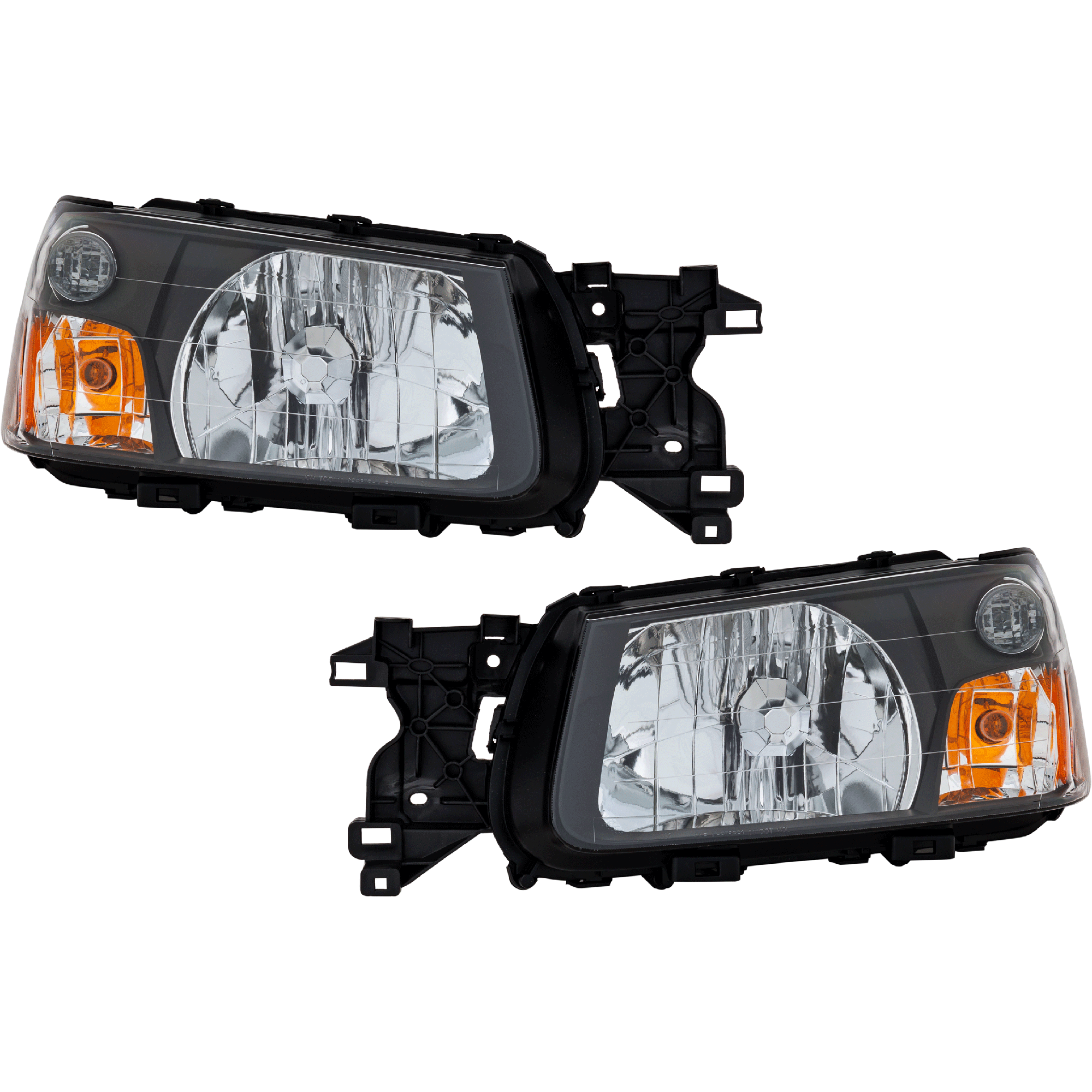 AM FORESTER 03-04 HEAD LAMP RH AND LH Assembly Halogen SKU SET S100129 Partslink SU2502111 SU2503111 OEM 84001SA030-84001SA020
