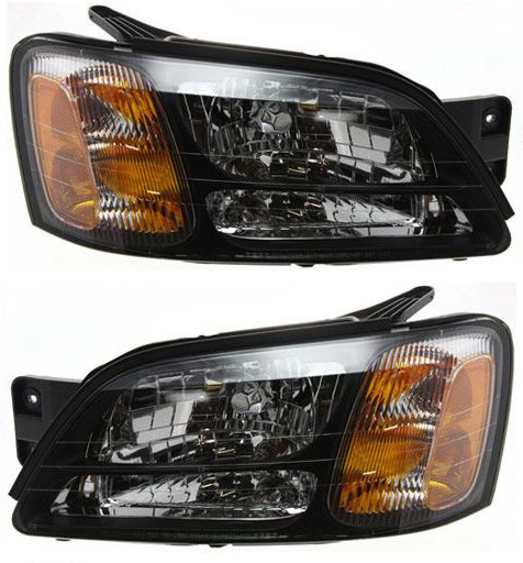 AM LEGACY OUTBACK 00-04 BAJA 03-06 HEAD LAMP RH AND LH Assembly Halogen Baja Base Turbo Models Legacy GT GT Limited SKU SET S100133 Partslink SU2502105 SU2503105 OEM 84001AE15A 84001AE14A