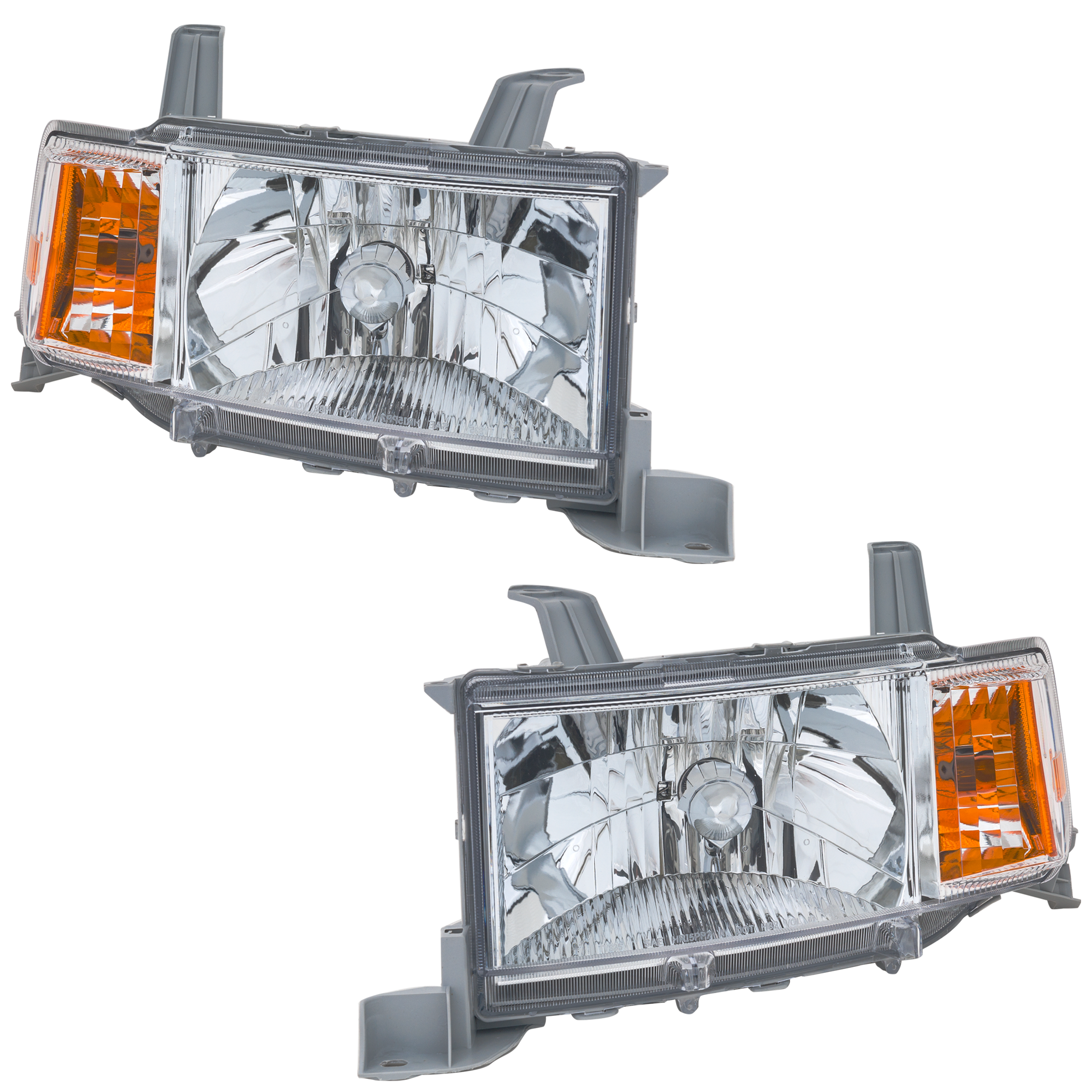 AM XB 04-06 HEAD LAMP RH AND LH without Bulbs Halogen SKU SET S100151 Partslink SC2518101 SC2519101 OEM 8117052440-8113052440