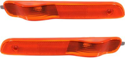 AM SATURN S SERIES 00-02 FRONT SIDE MARKER LAMP RH AND LH Lens and Housing Sedan Wagon SKU SET S104505 Partslink GM2551183 GM2550183 OEM 21110858-21110857