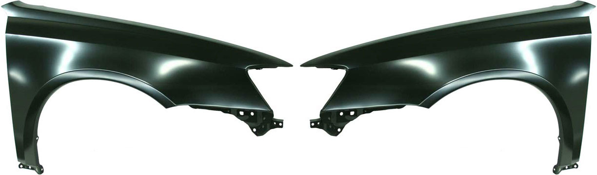 AM LEGACY 05-07 FRONT FENDER RH AND LH Primed SKU SET S220141 Partslink SU1241124 SU1240124 OEM 57110AG04B9P 57110AG05B9P