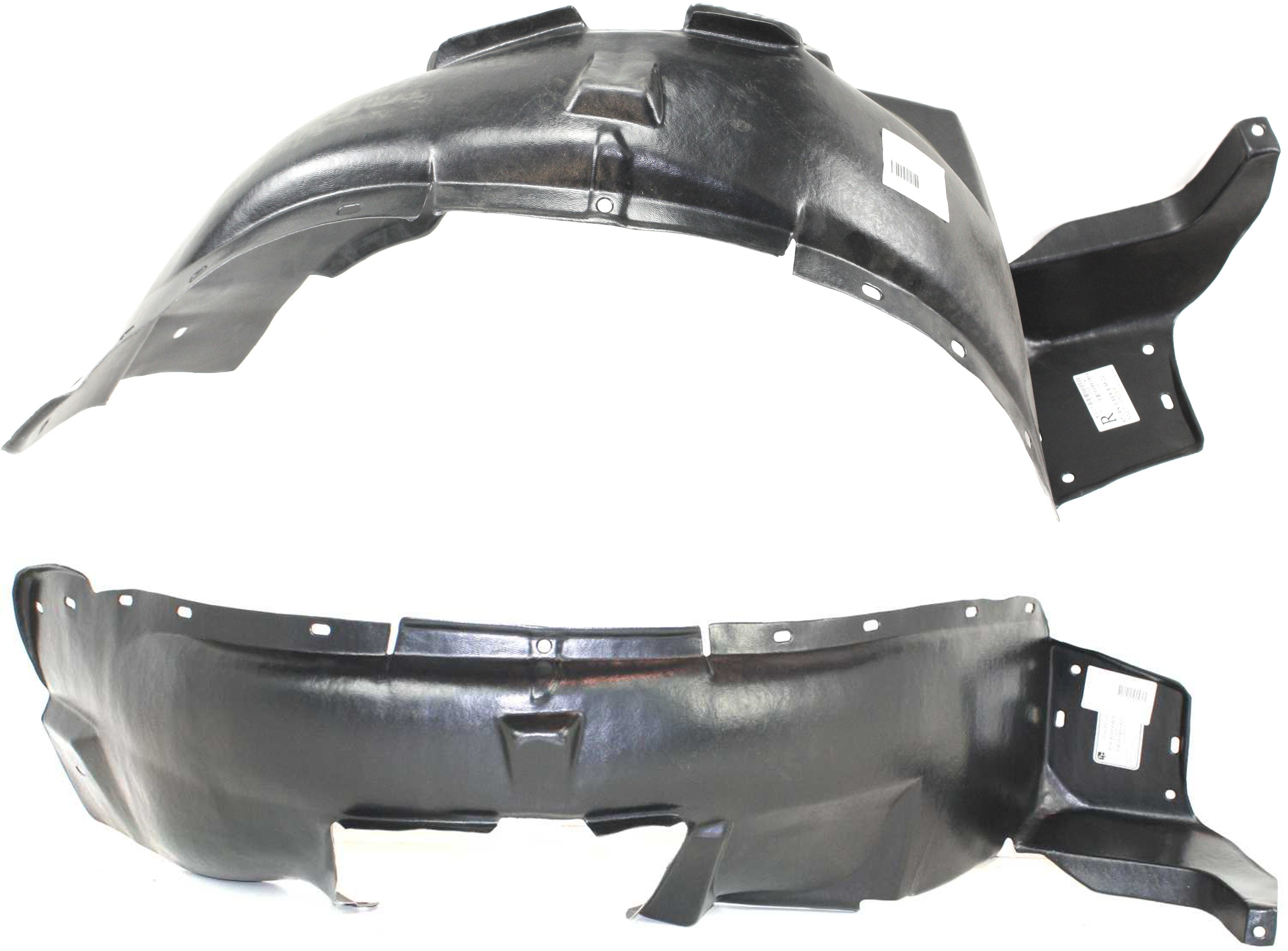 AM SATURN S SERIES 96-99 FRONT FENDER LINER RH AND LH SKU SET S222103 Partslink GM1248108 GM1249108 OEM 21124828-21124829