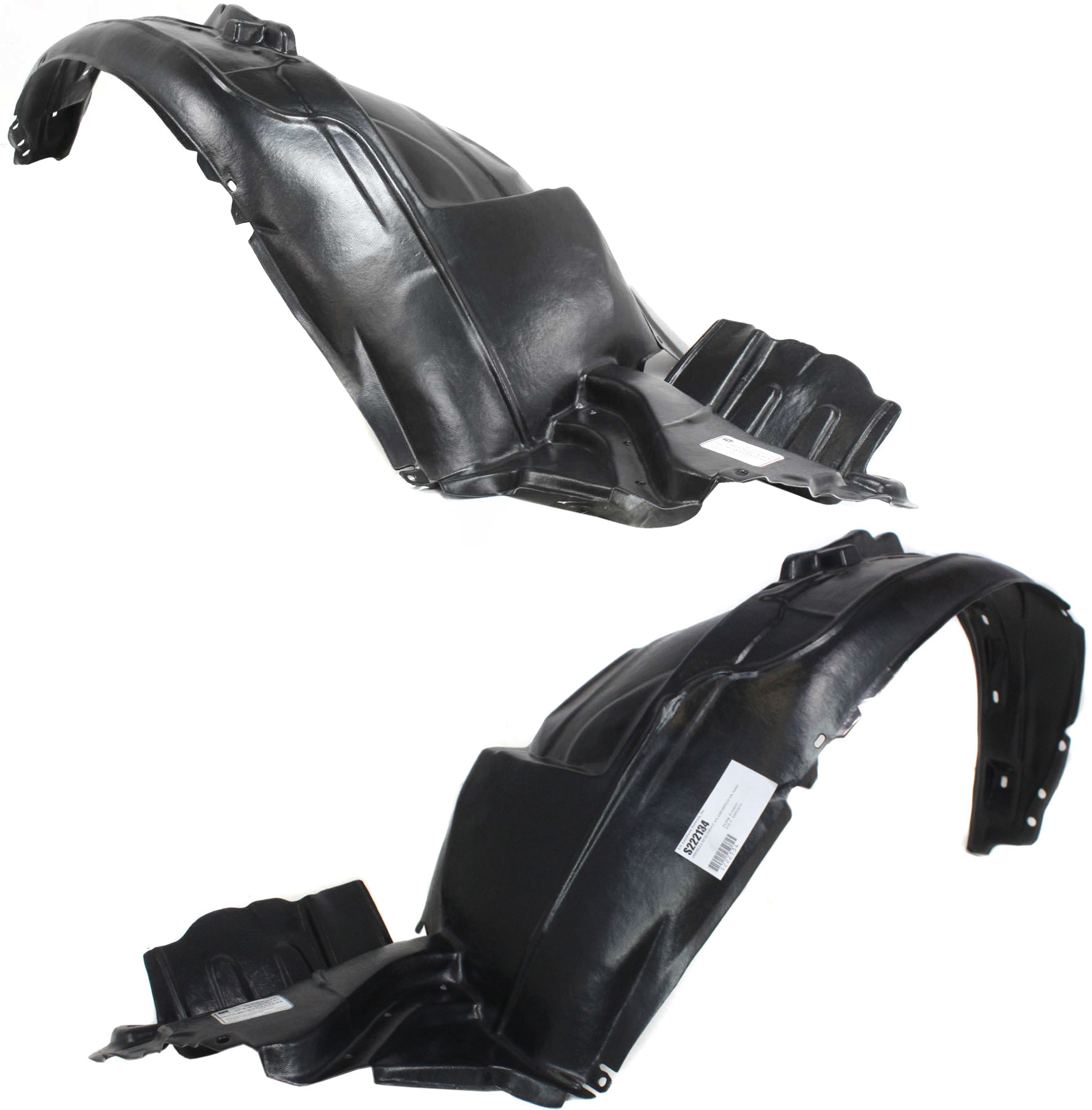 AM IMPREZA 02-03 FRONT FENDER LINER RH AND LH SKU SET S222133 Partslink SU1248107 SU1249107 OEM 59110FE022-59110FE032